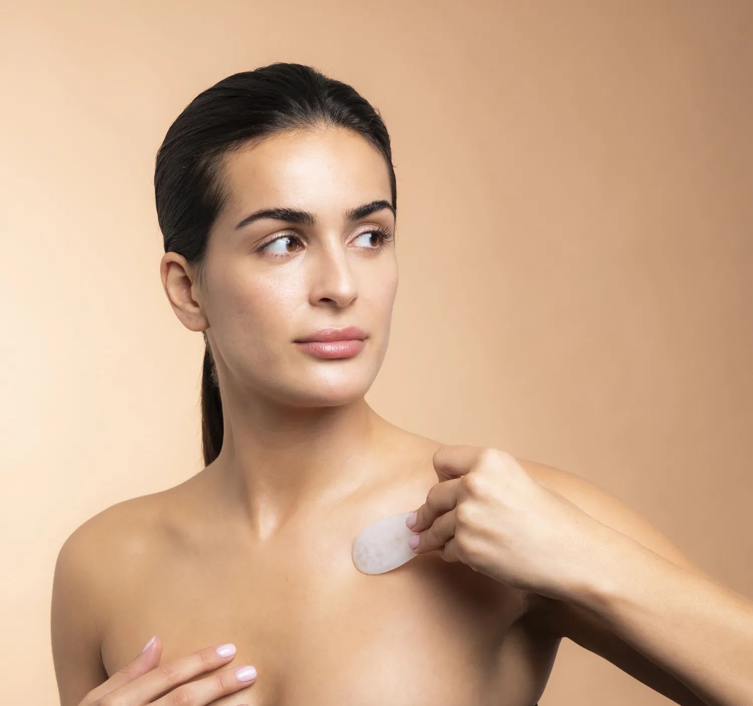 SMUK skincare Ansigtspleje Gua Sha i Hvid, 3