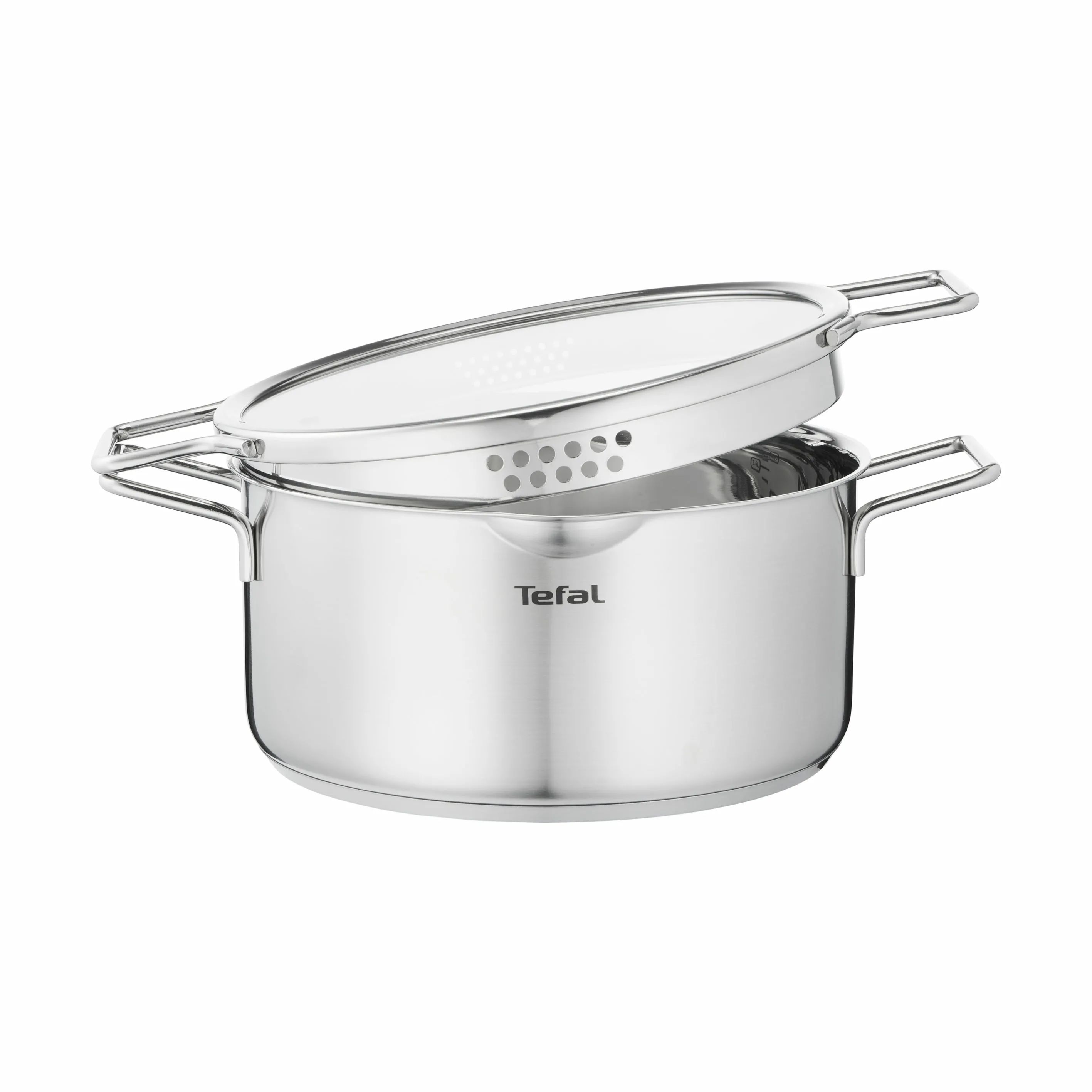 Tefal Grydesæt Nordica Grydesæt m. glaslåg - 6 dele i Stål, 4