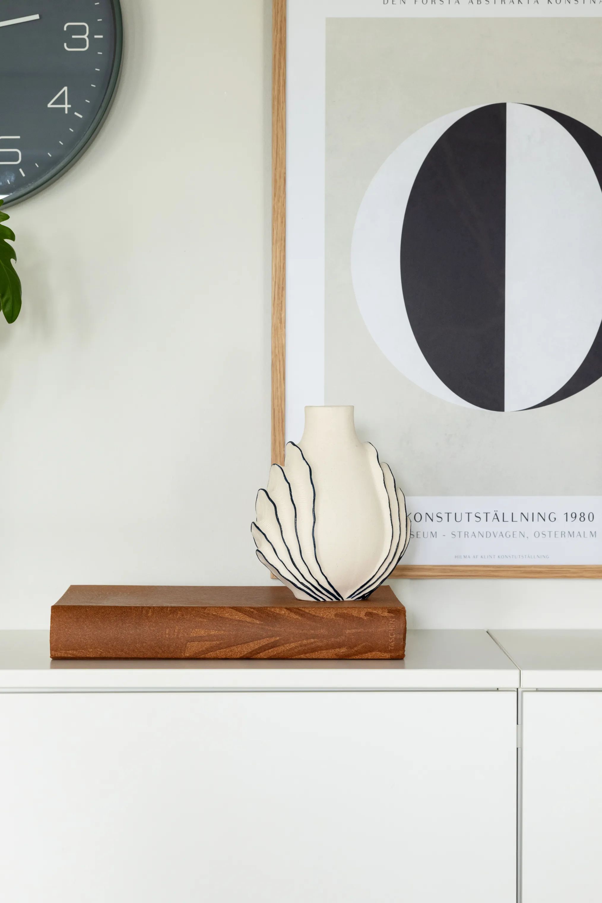 CASA Living Vaser Vase i Hvid/mørkeblå, 2