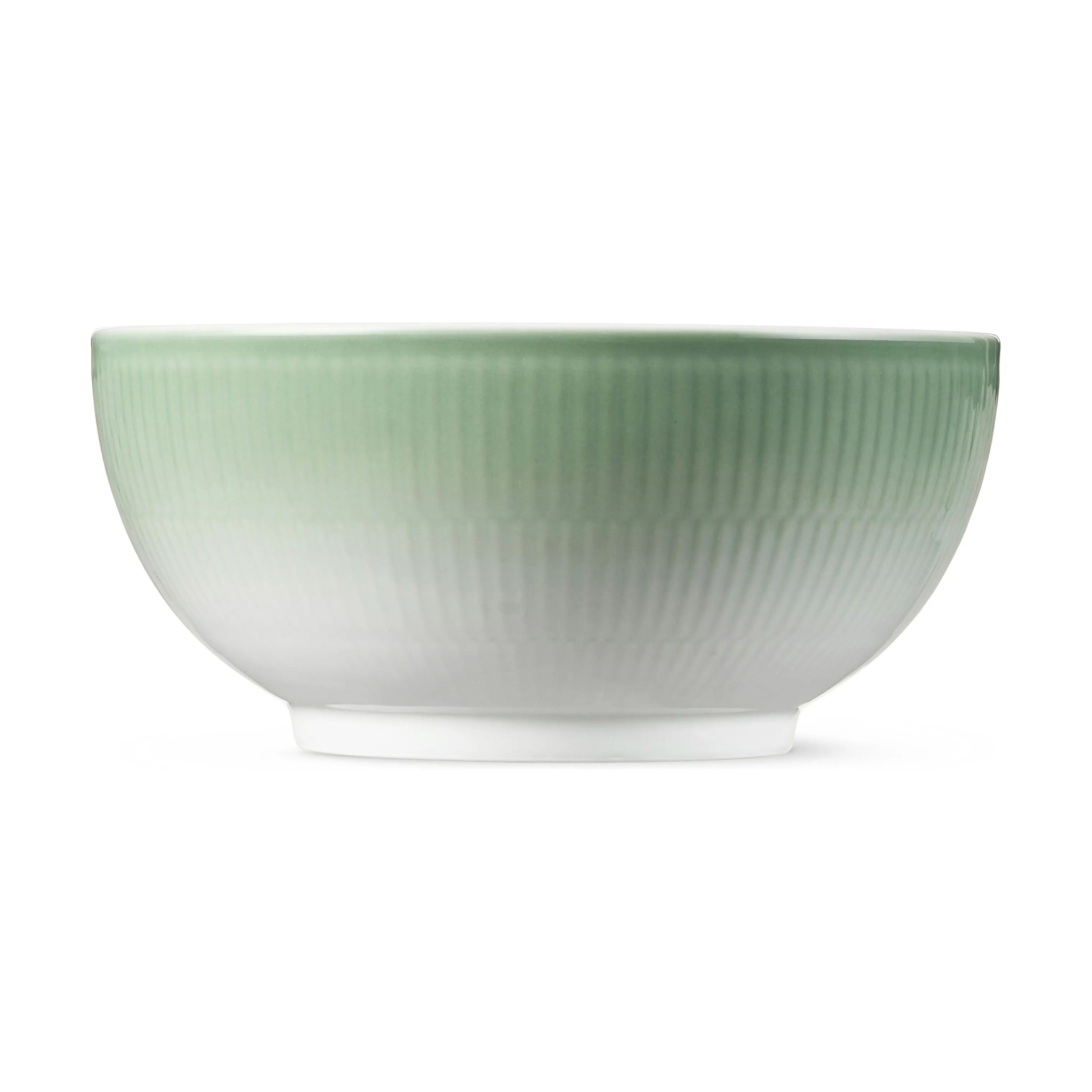 Royal Copenhagen Serveringsskåle Iris Skål i Grøn/Hvid, 1