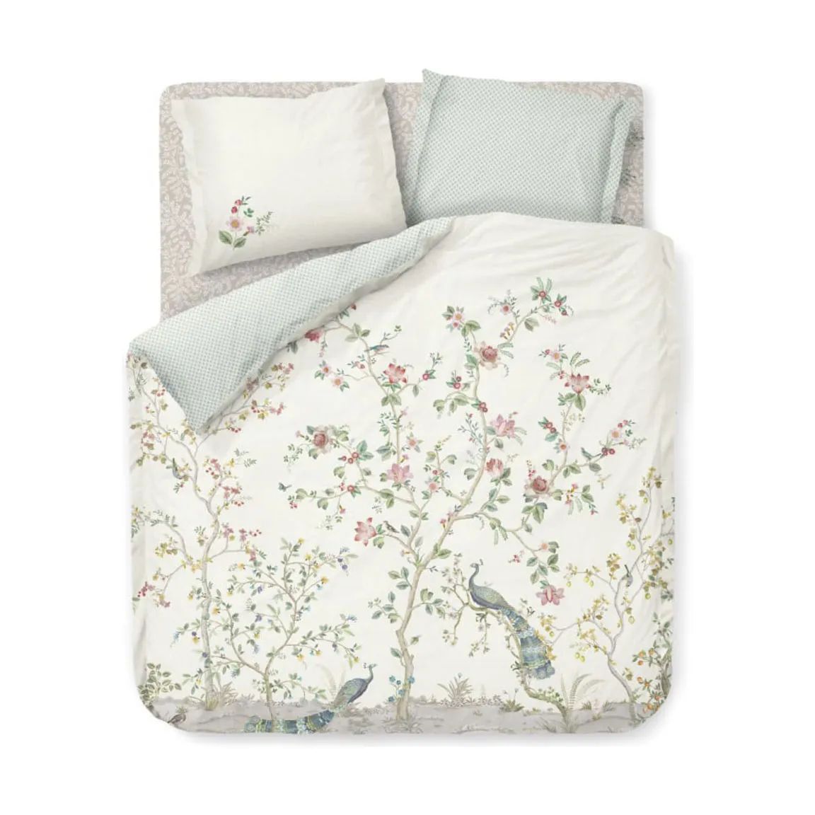 PIP Studio Sengetøj Okinawa Sengetøj i White, B200 x L200 cm, 1