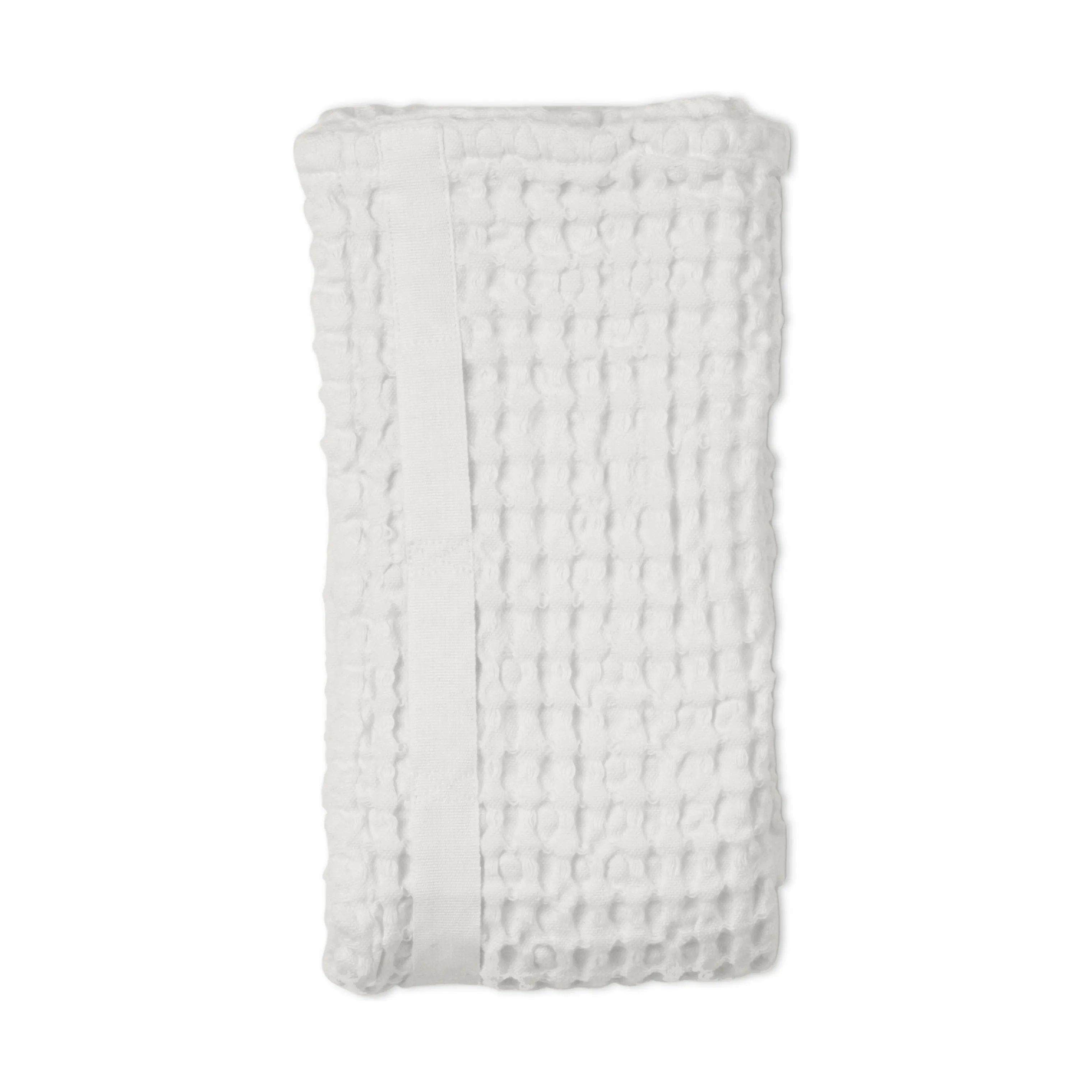 The Organic Company Håndklæder Big Waffle Vaffel Håndklæde i Hvid, B50 x L75 cm, 3