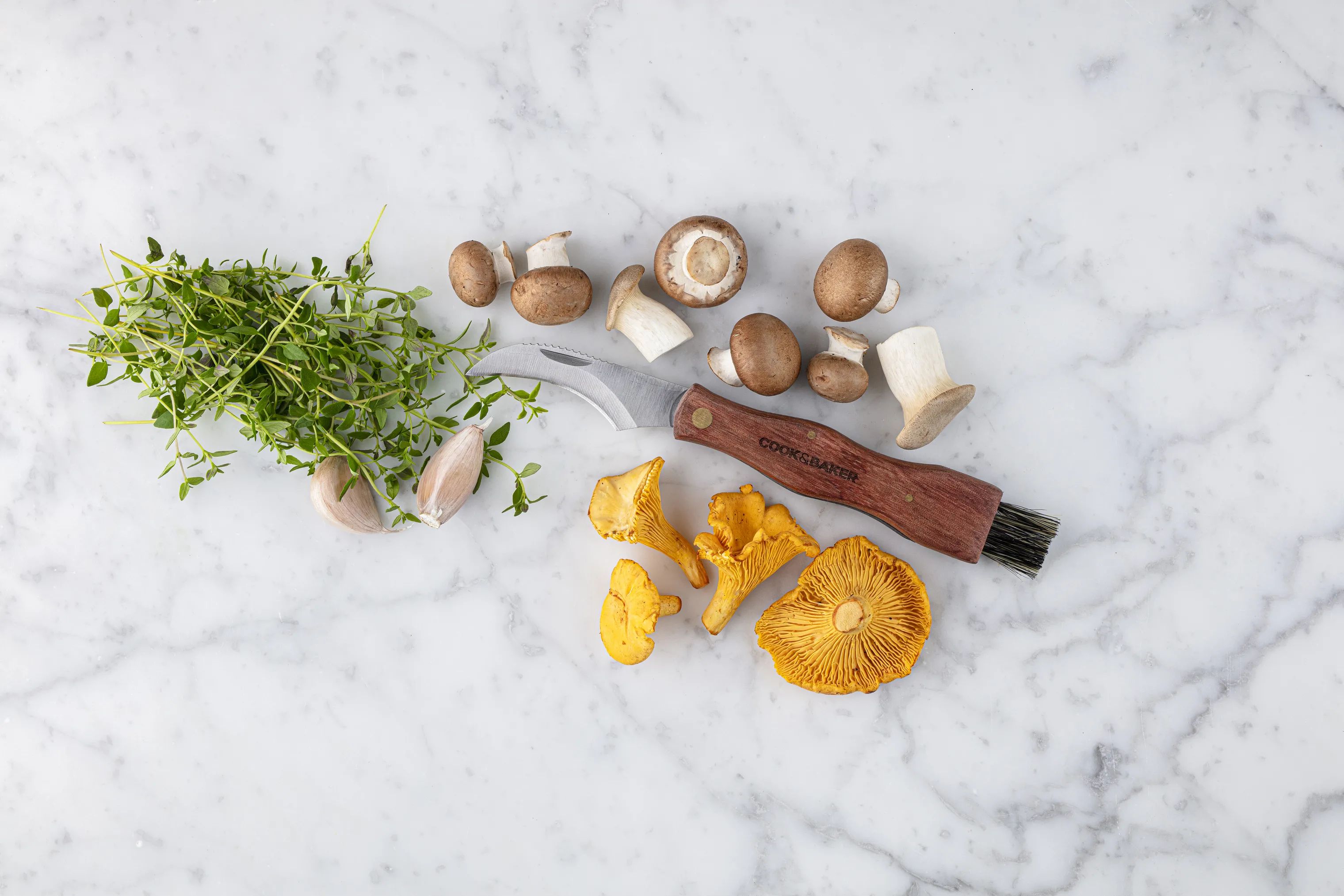 Cook & Baker Urteknive Svampekniv i Brun, 2