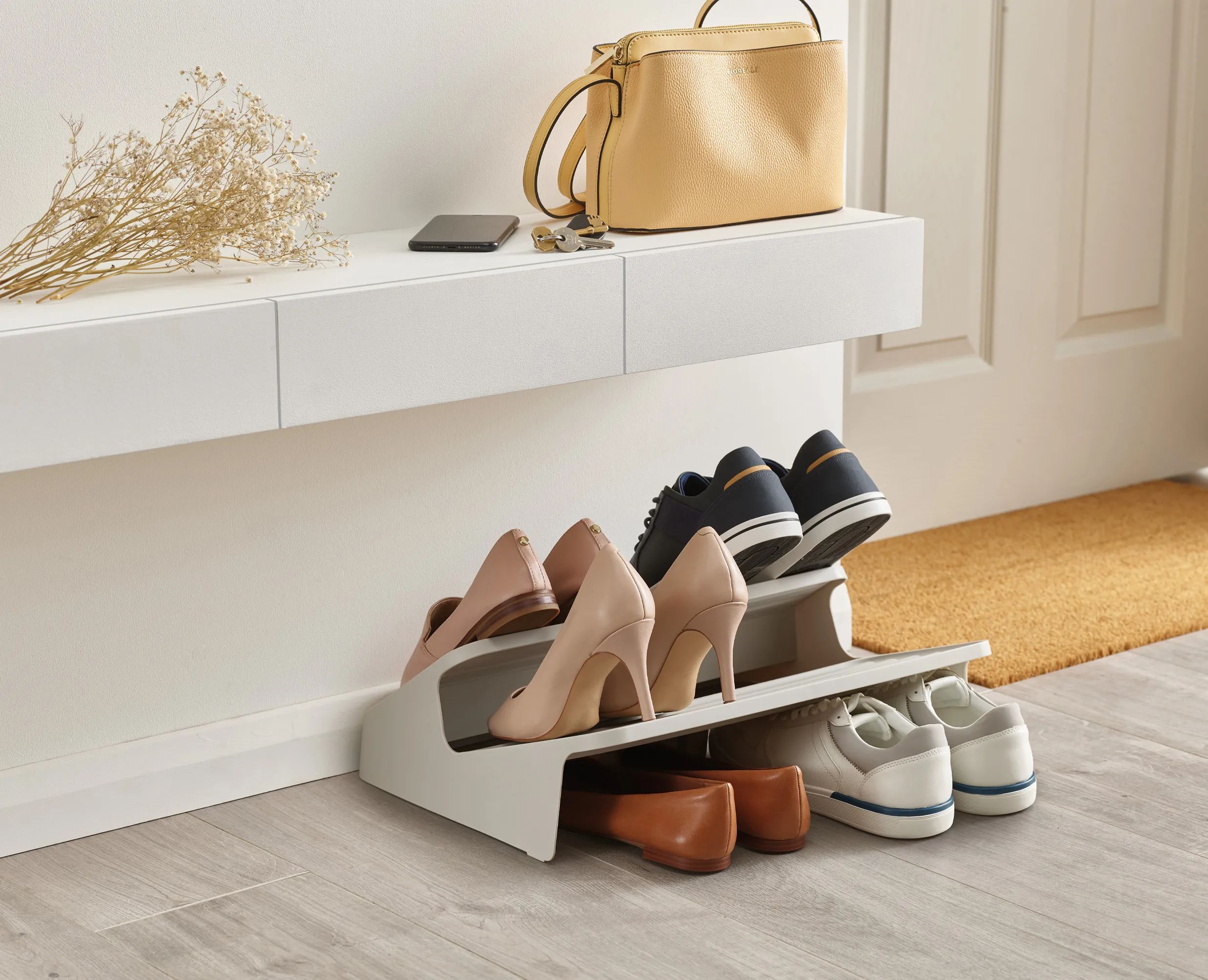Joseph Joseph Dørmåtter ShoeIn Shoe-In Skostativ i H15 x B46,8 x L35 cm, 3