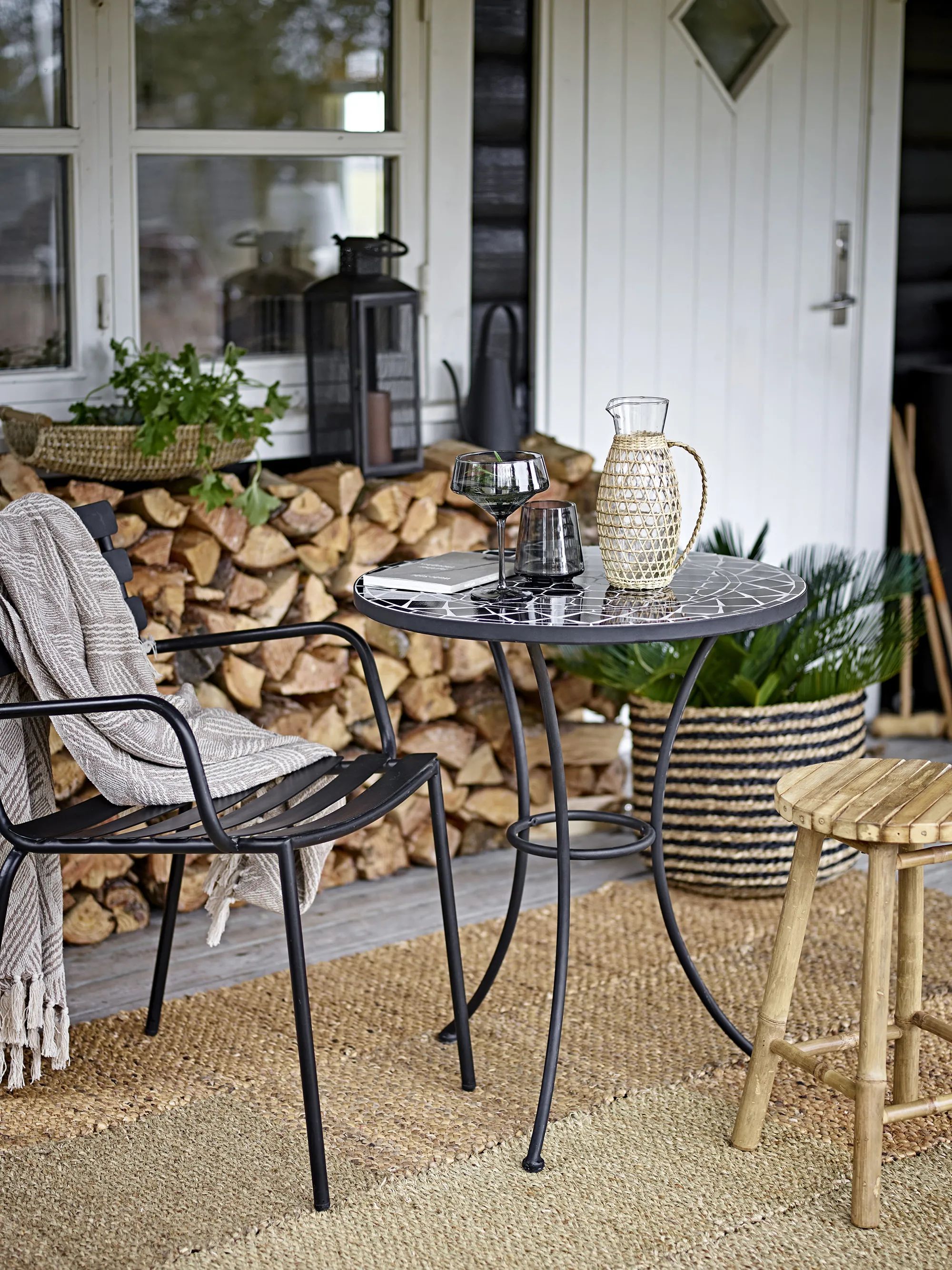 Bloomingville Spisebordsstole Monsi Spisestol i Sort, 2