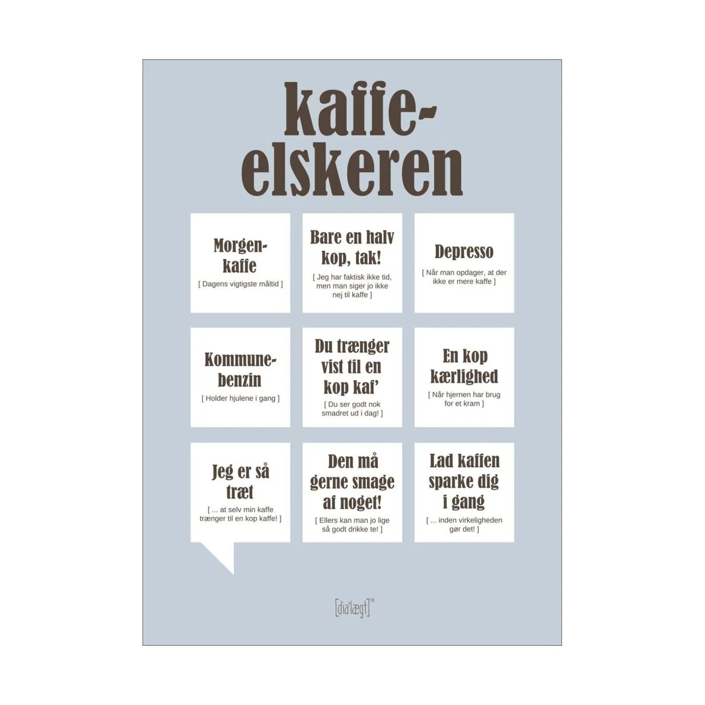 Poster&Frame Plakater Plakat - Kaffeelskeren i B21 x L29,7 cm, 1