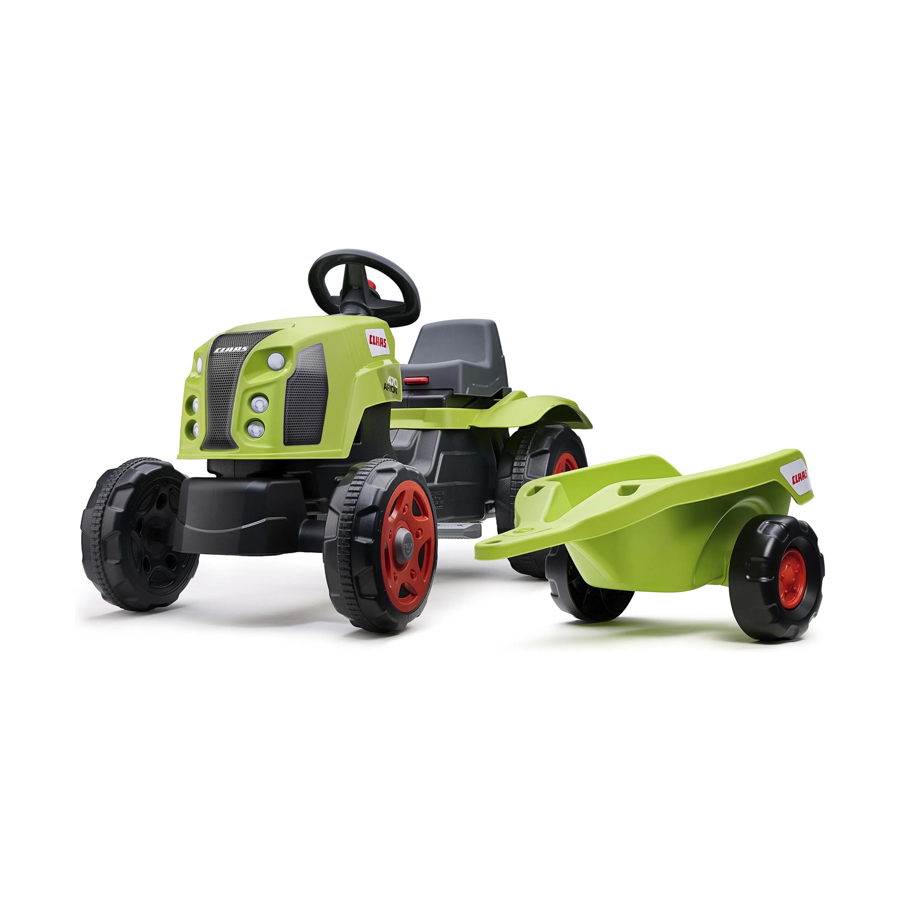 FALK Øvrig udeleg Traktor m. trailer i Grøn, 1