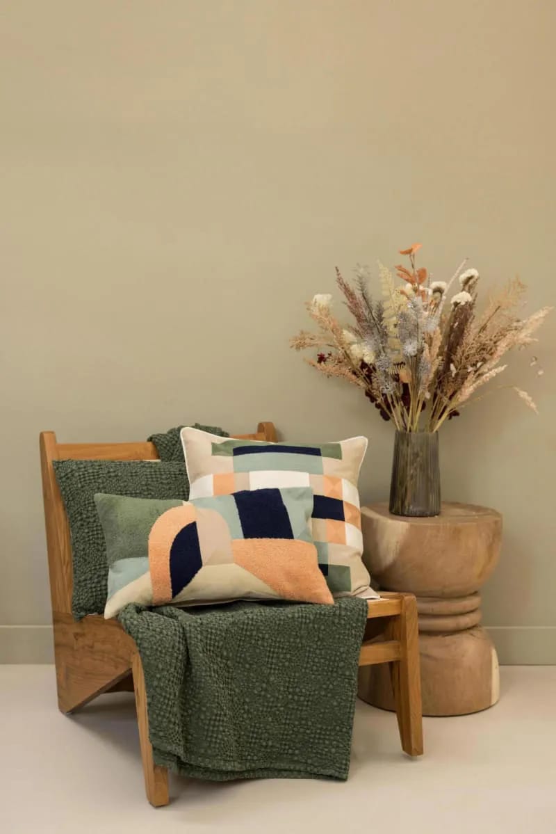 Vivaraise Plaider Tana Plaid i Olive, 2