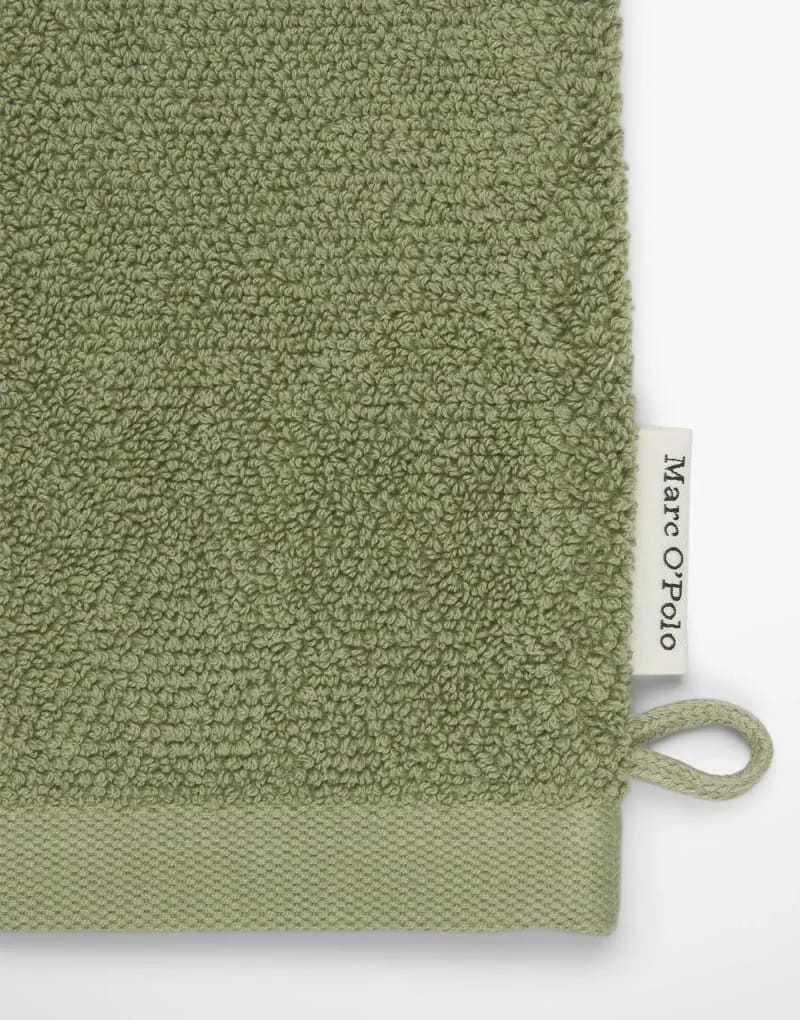 Marc O'Polo Vaskeklude Timeless Vaskehandske i Moss green, 2