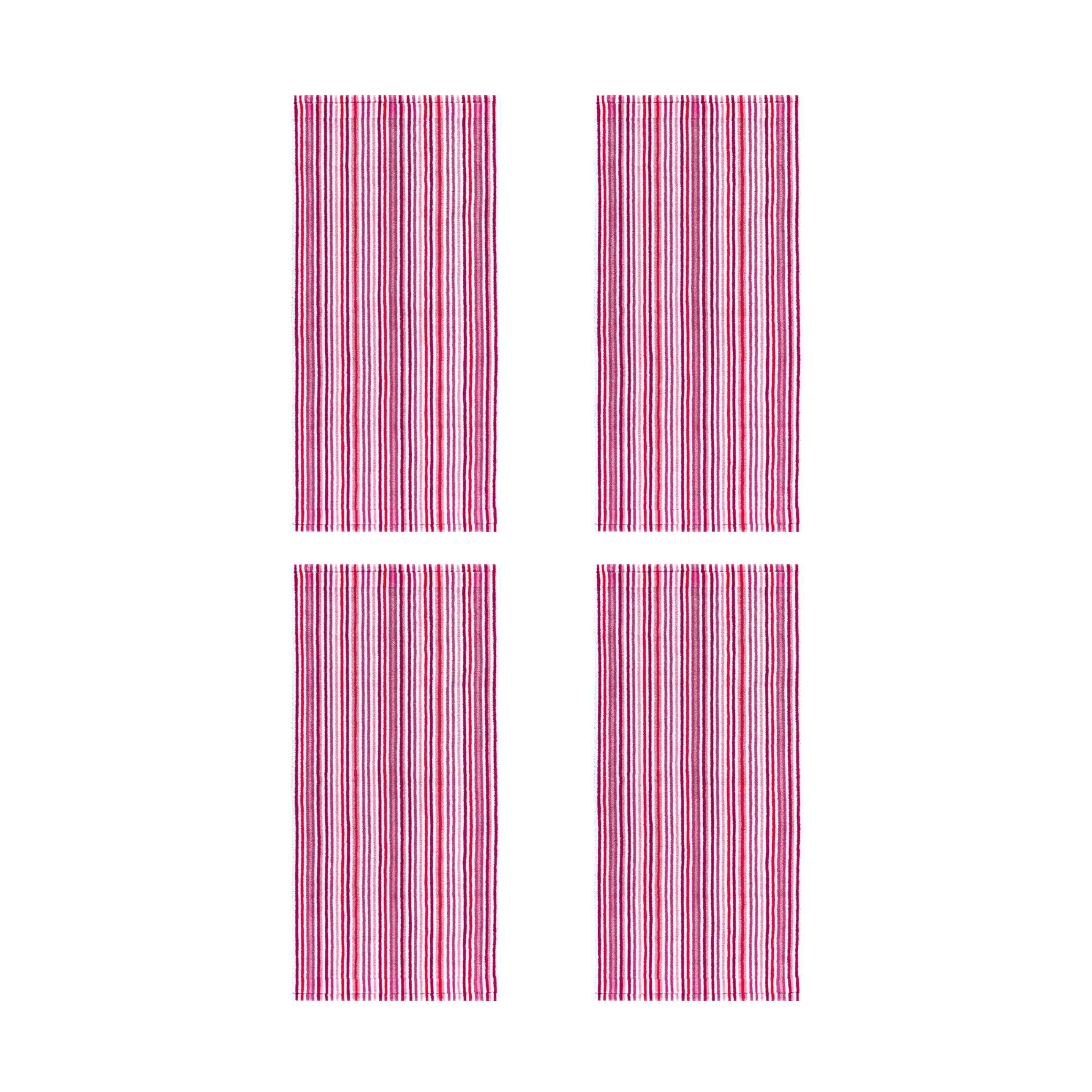Egeria Håndklæder Stripes Håndklæde - 4 stk. i Mauve, 1