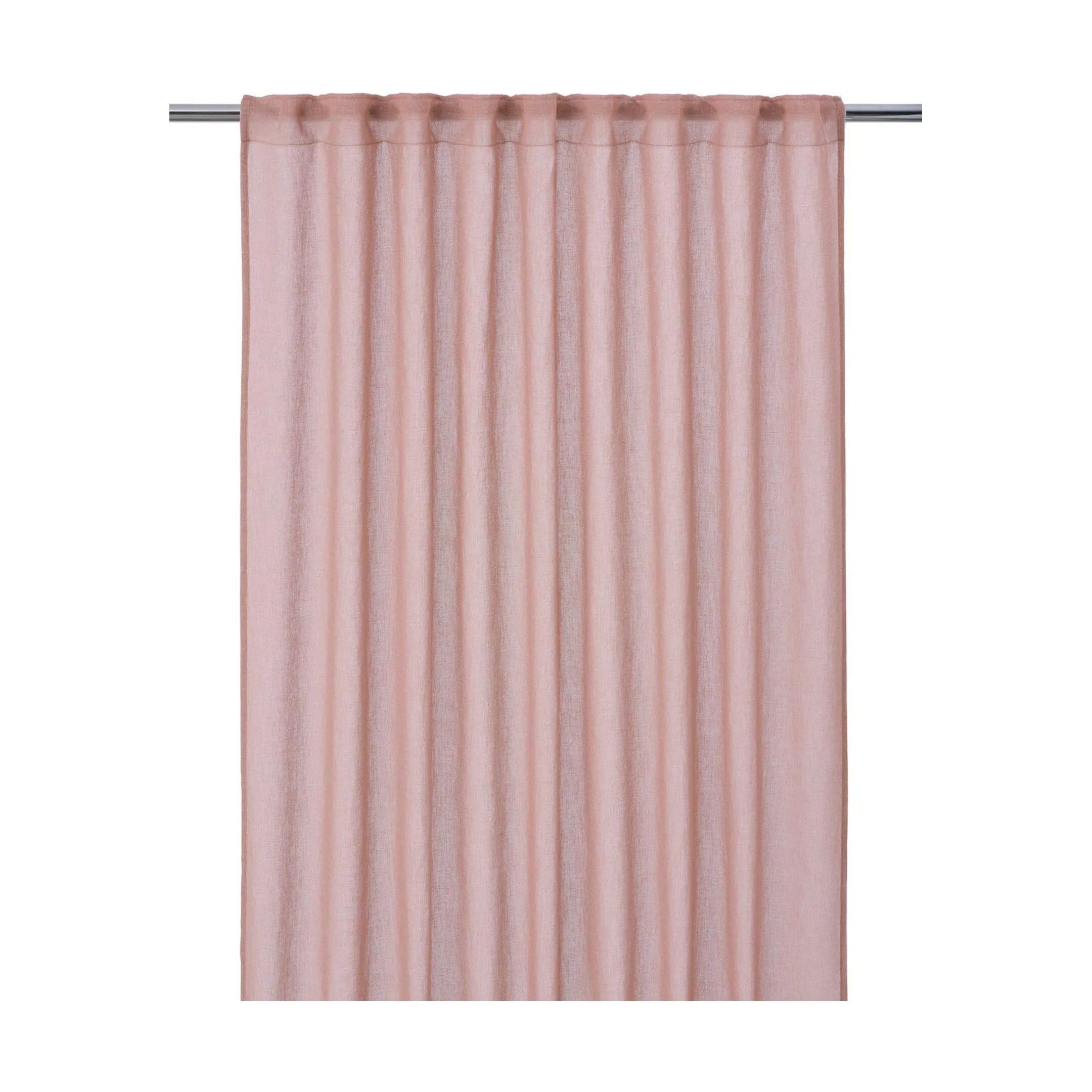 Svanefors Gardiner og gardinstænger Diana Gardin i Rosa, H350 x B280 cm, 1