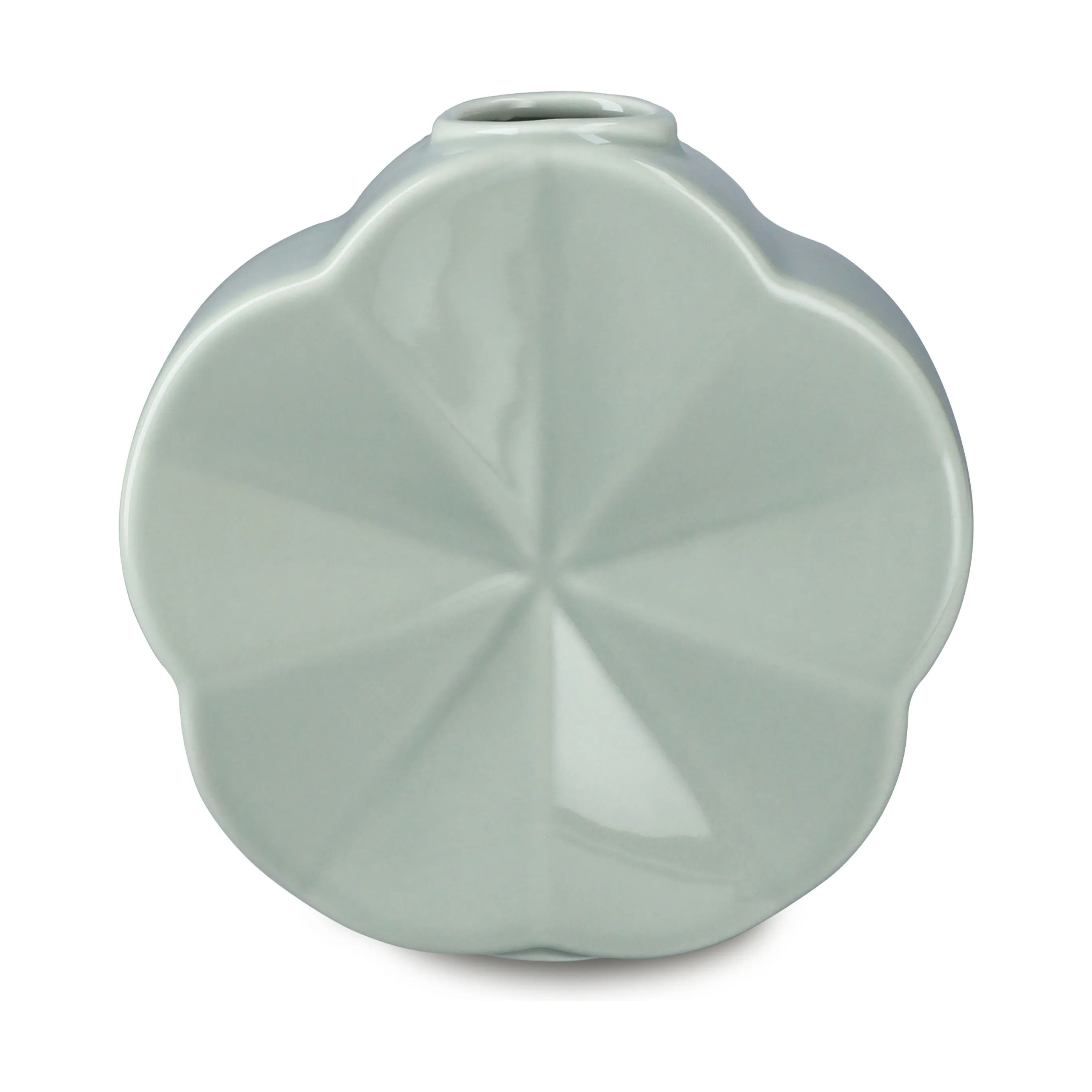 Lyngby Porcelæn Vaser Flower Vase - Snerle i Grøn, 1