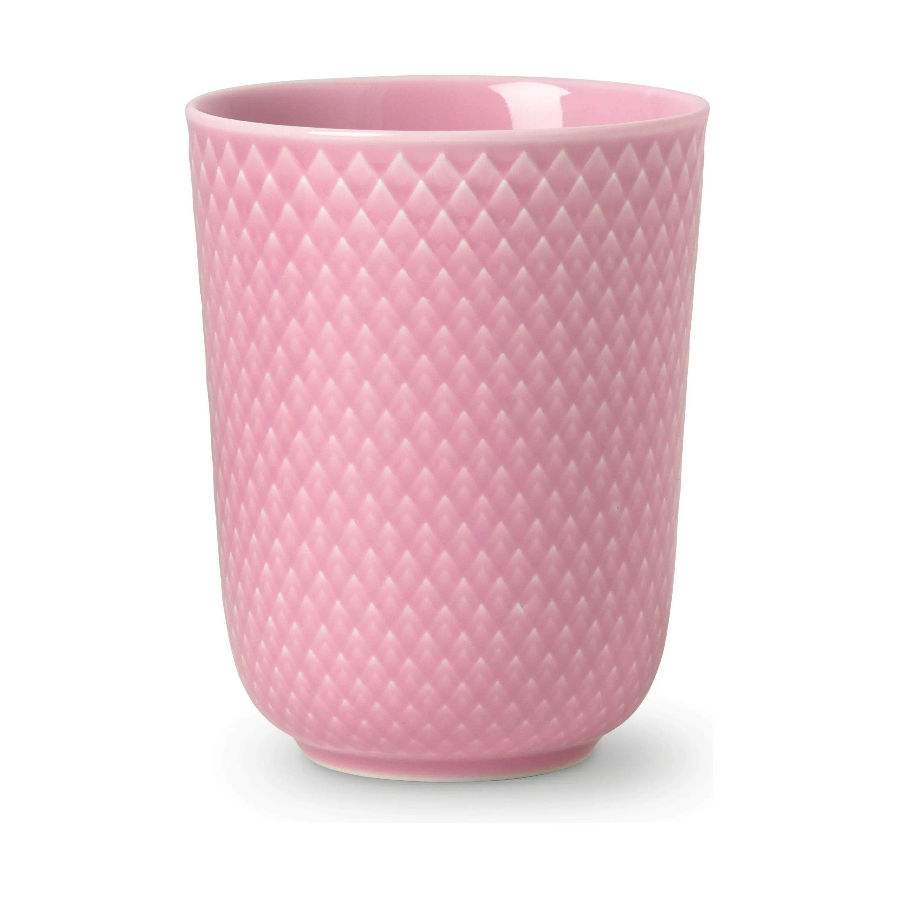 Lyngby Porcelæn Krus og kopper uden hank Rhombe Color Krus i Rosa, 1