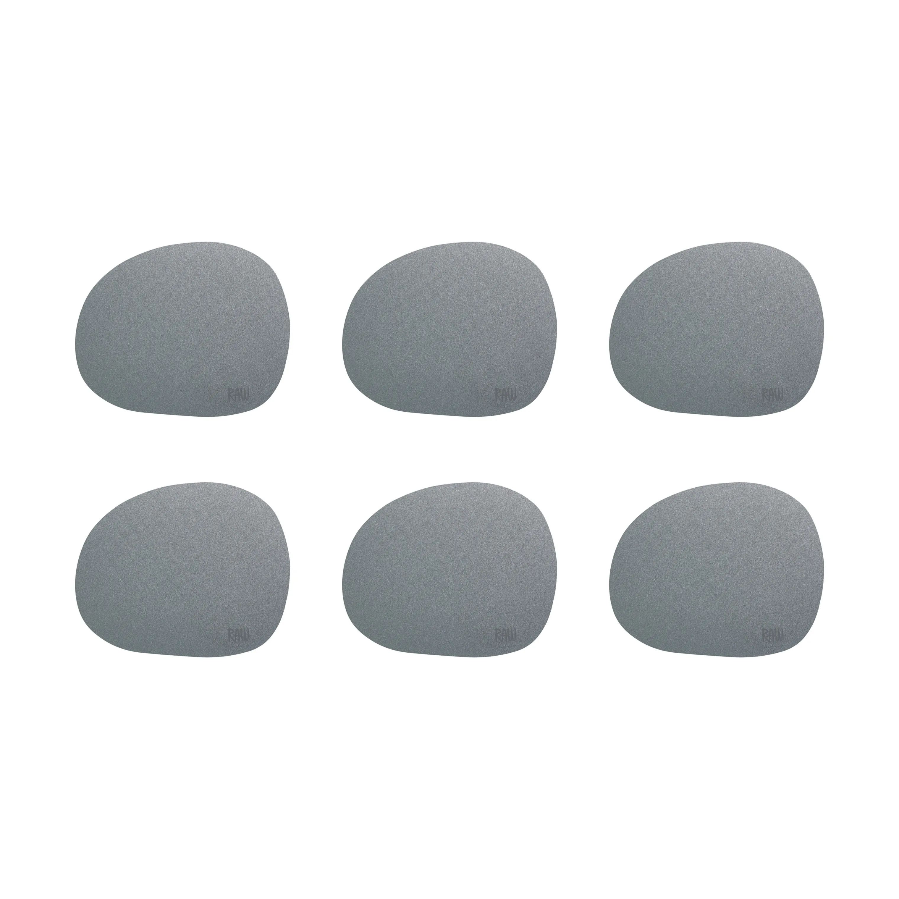 RAW by Aida Glasbrikker og coasters Coaster - 6 stk. i Grey, 1
