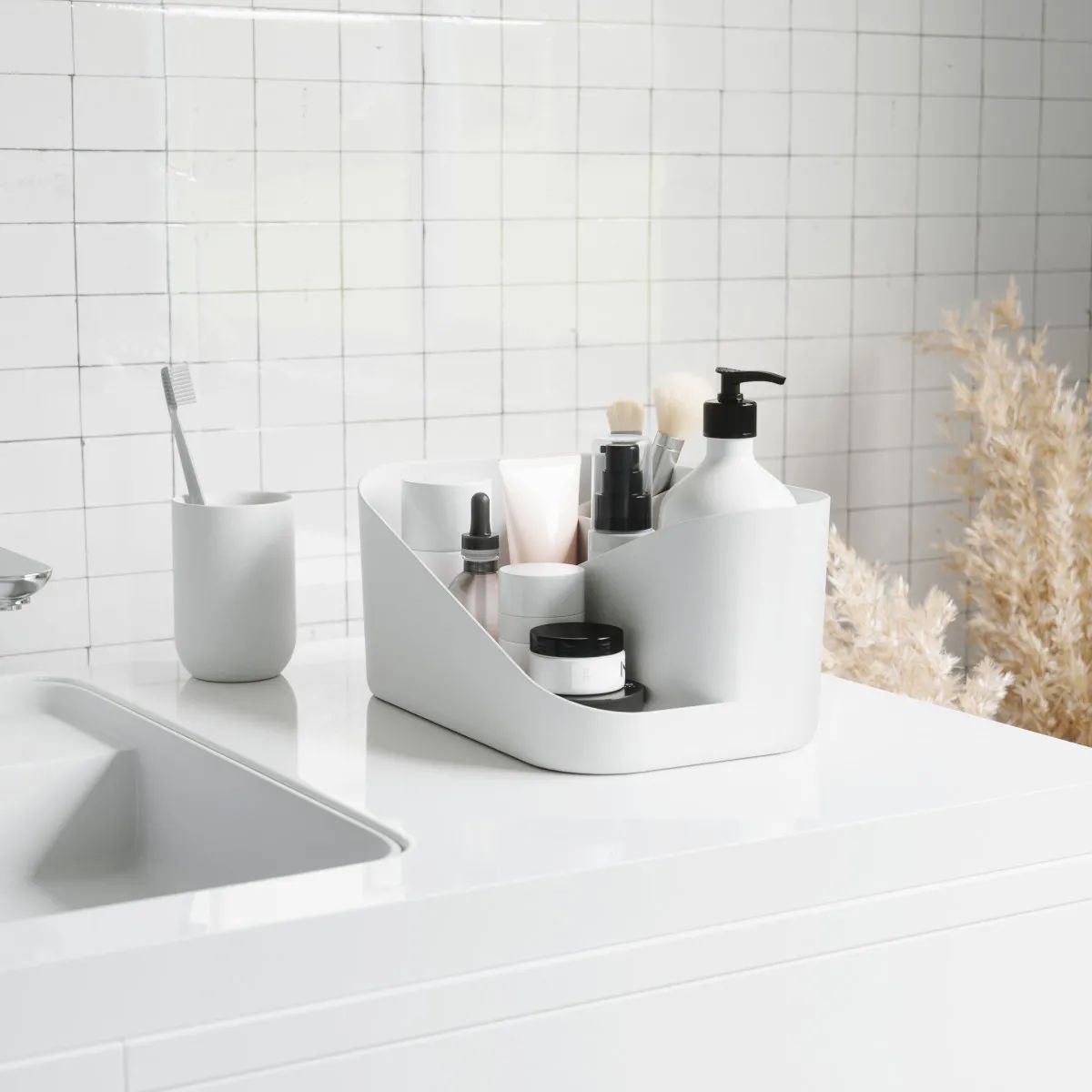 Umbra Tilbehør til bad Glam Organiser i hvid, 3