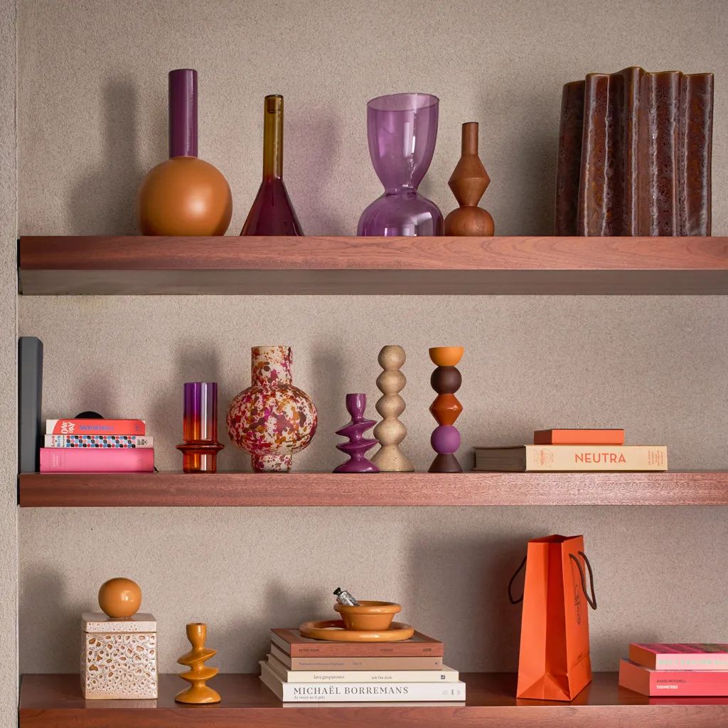 Urban Nature Culture Krukker med låg Opbevaringskrukke i Beige/orange, 4