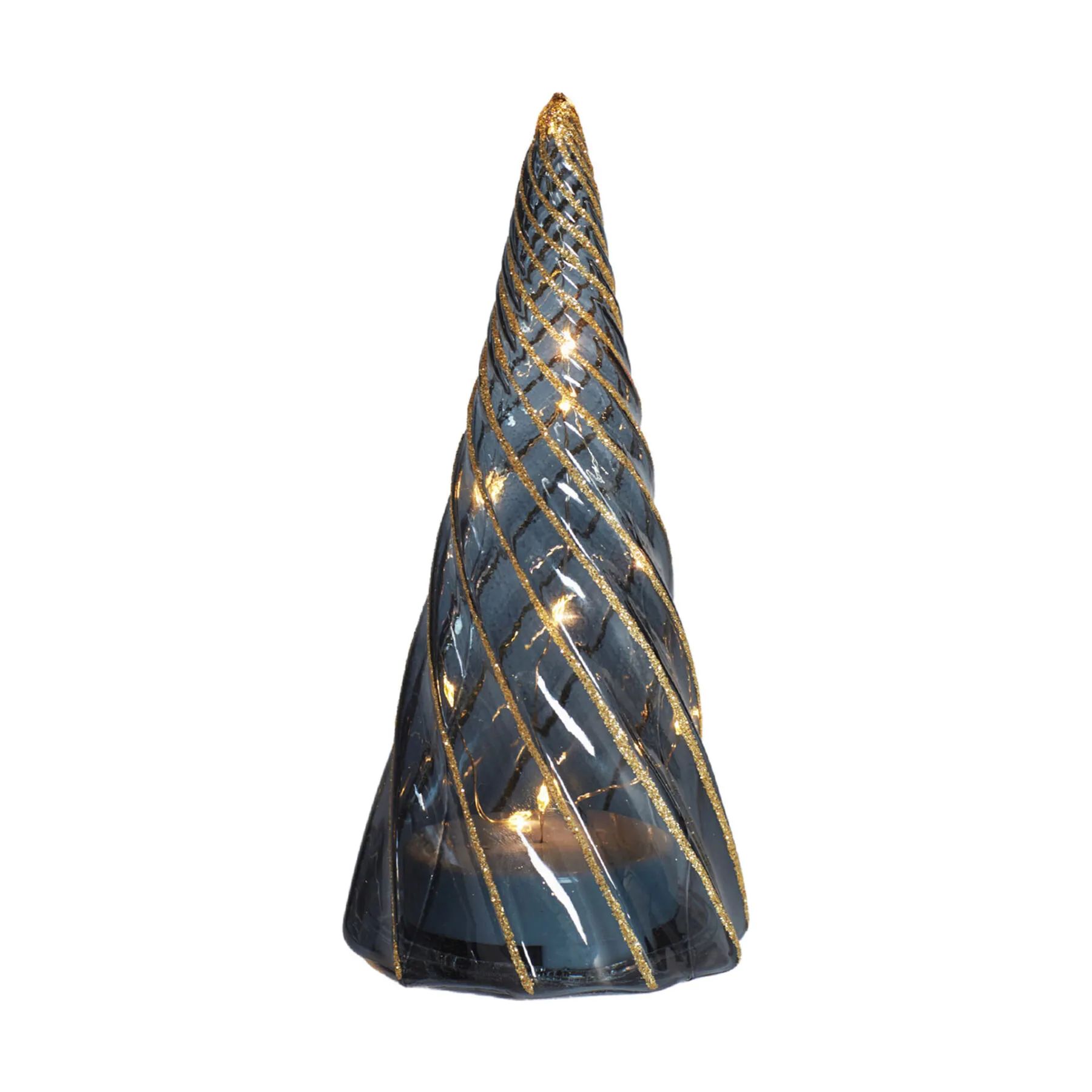 Sirius LED-lys Vilma LED Juletræ i Guld/sort, 19 cm, 1
