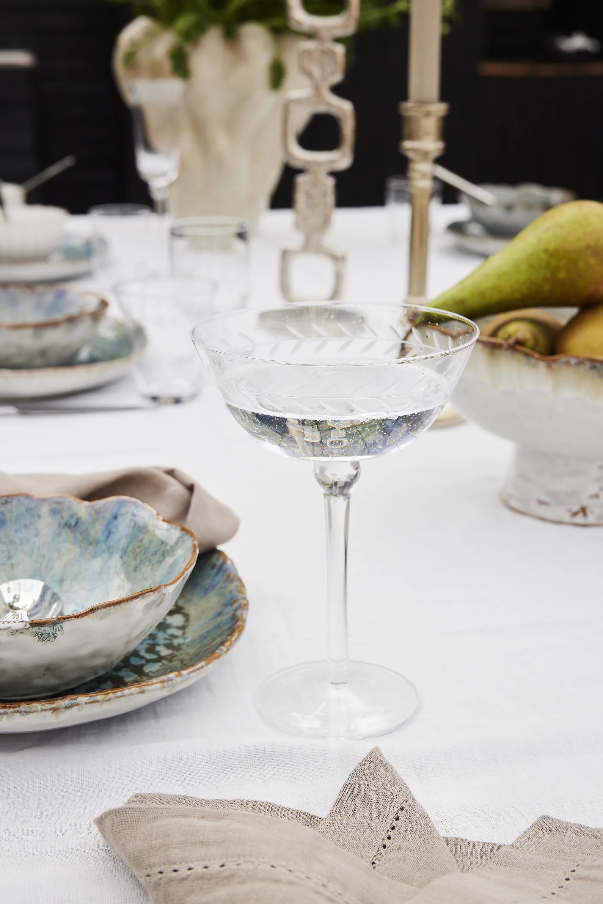 Lene Bjerre Champagneglas Dauphine Champagneskål i Klar, 3