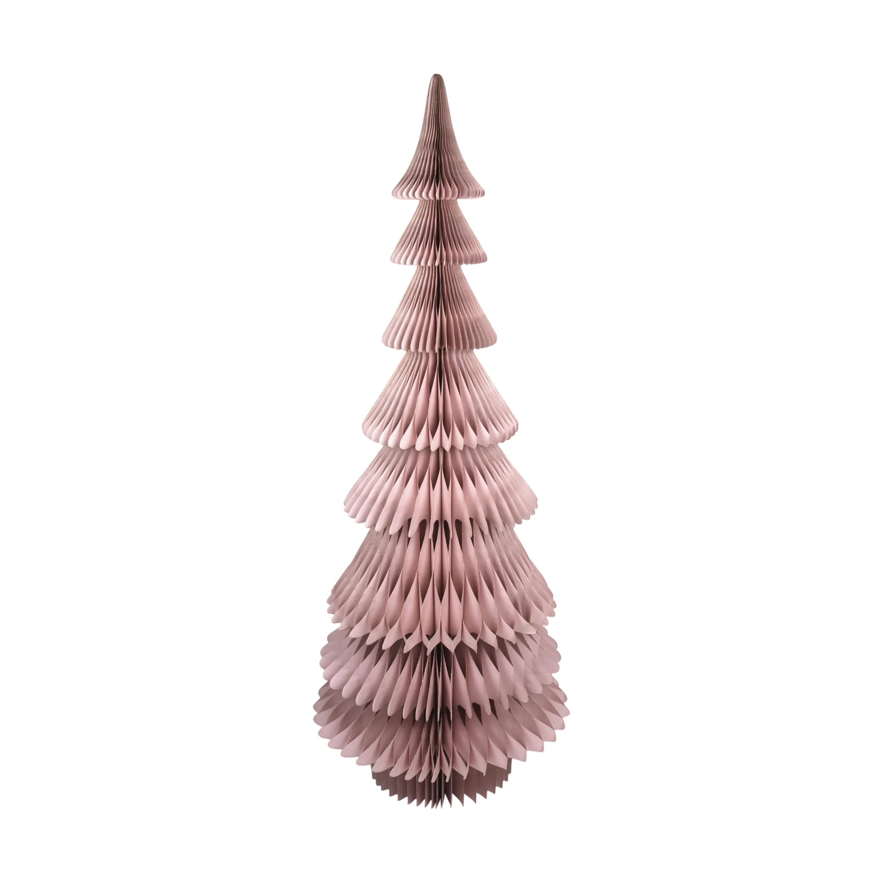 Casa Christmas Juletræer Papir Juletræ i Rosa, H180 x Ø70 cm, 1