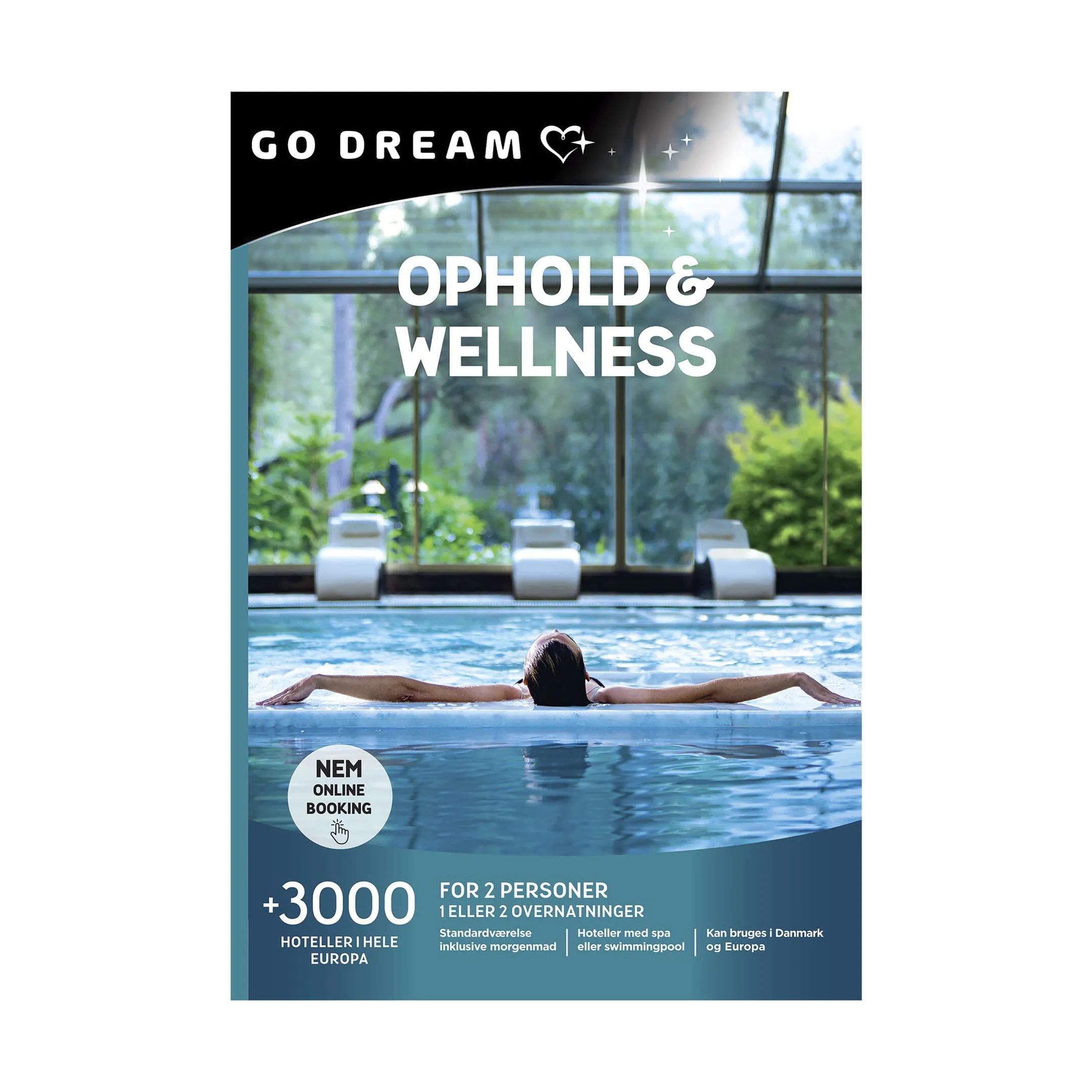 GO DREAM Oplevelsesgavekort Gavekort - Ophold og wellness i Ophold og wellness, 1