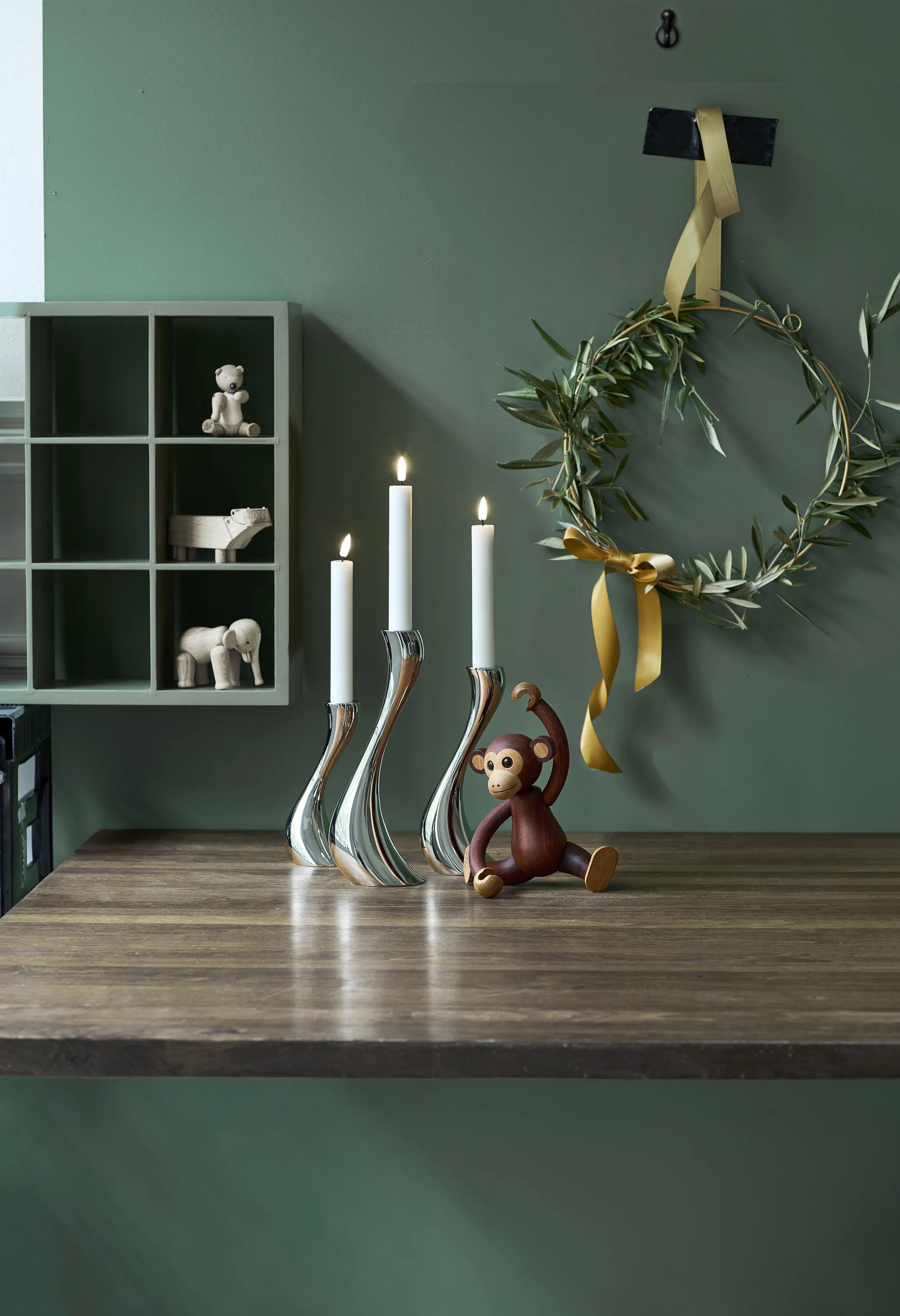Kay Bojesen Dyrefigurer Liliput-serie - 3 stk. i Eg, 6