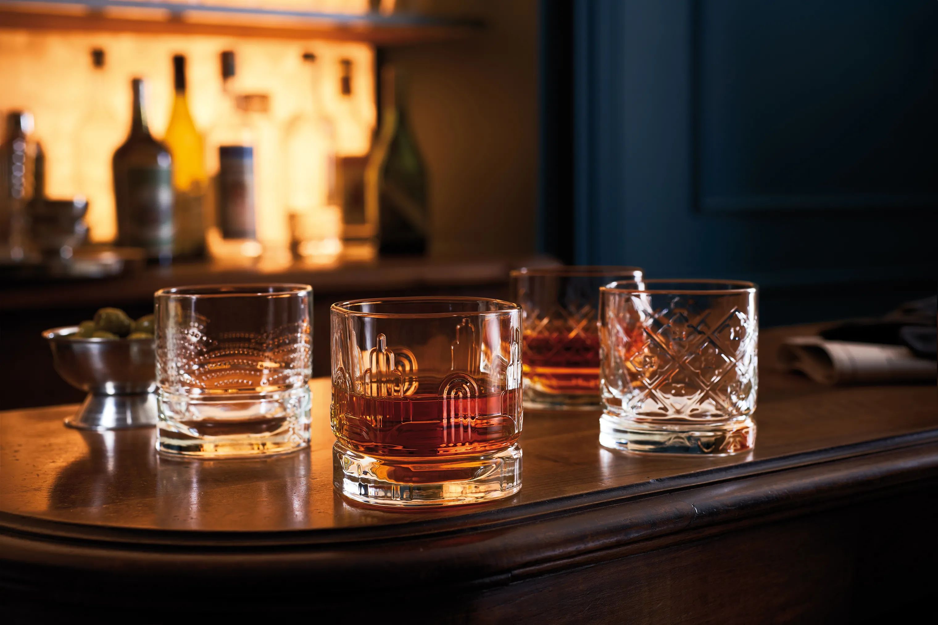 La Rochère Lowball glas Dandy Whiskeyglas - 4 stk. i Klar, 3