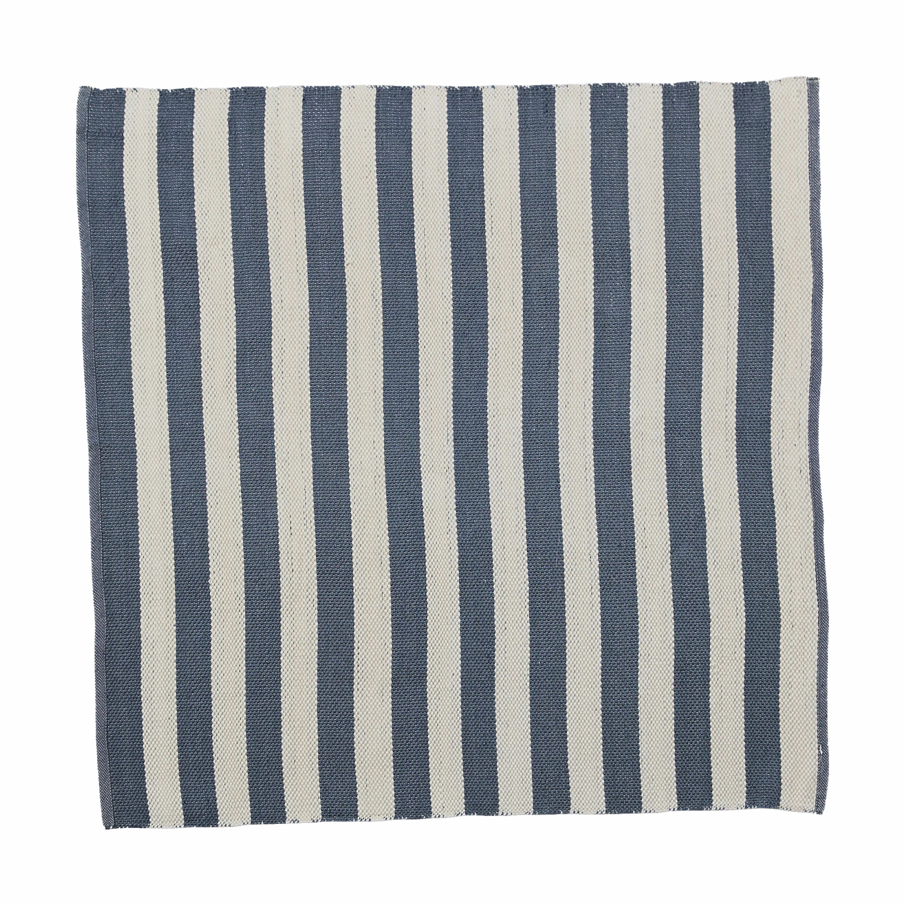 Lene Bjerre Gulvtæpper Strivie Gulvæppe i Grå/hvid, B150 x L150 cm, 1