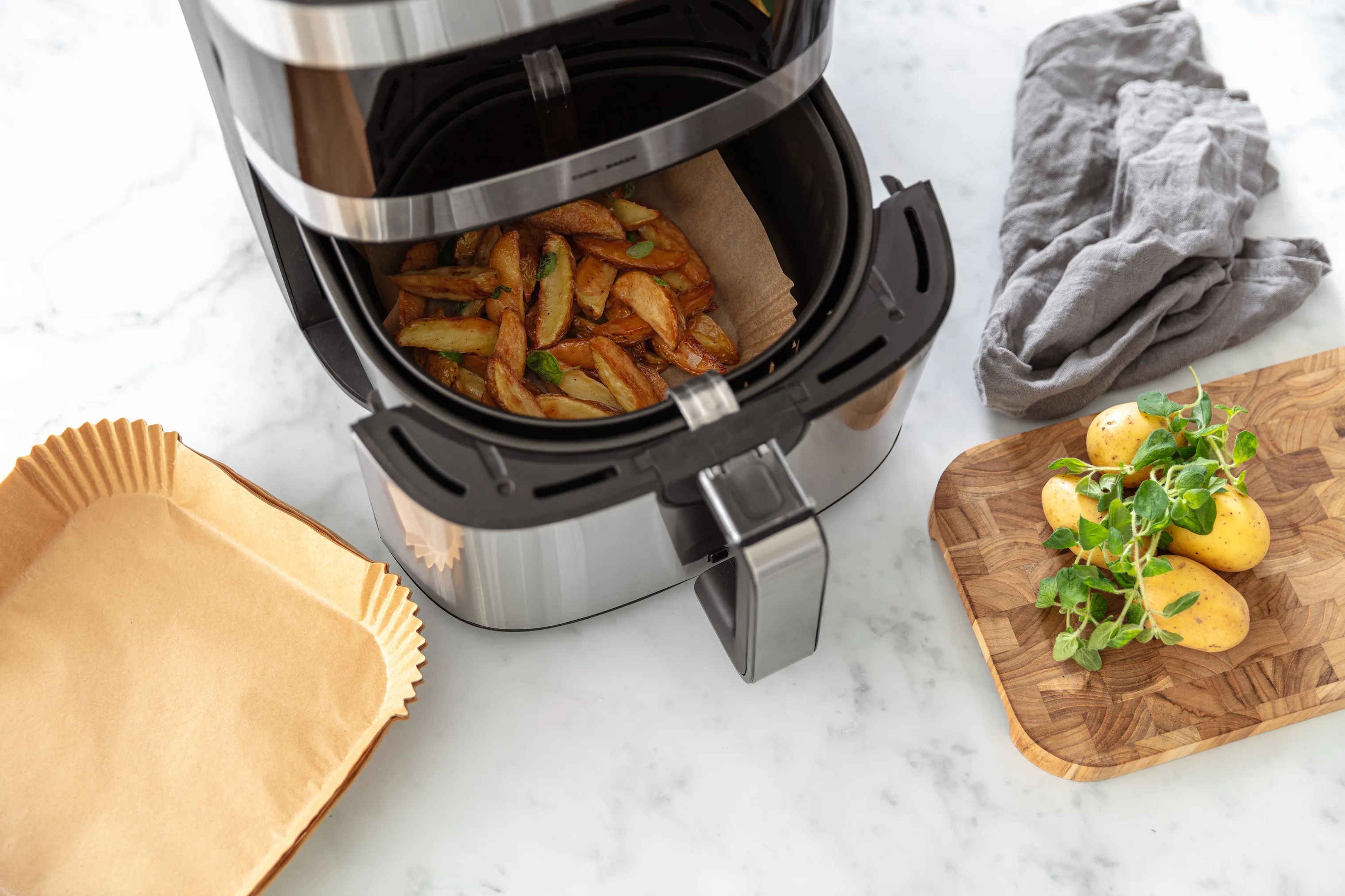 Cook & Baker Tilbehør til airfryers Papirbakke til Airfryer - 100 stk. i B20 x L20 cm, 2