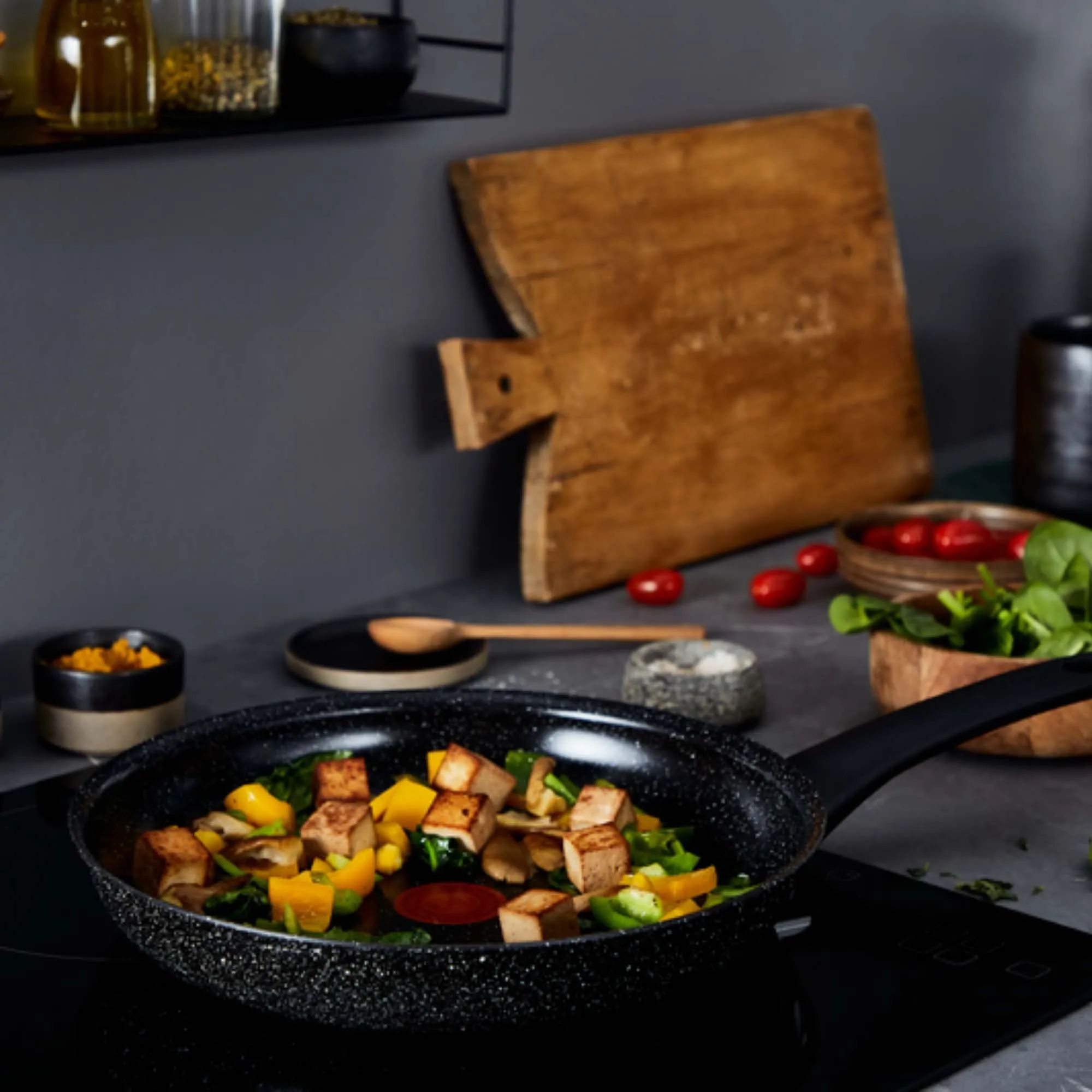 Tefal Stegepander Intens'Ceram Stegepande i 24 cm, 3