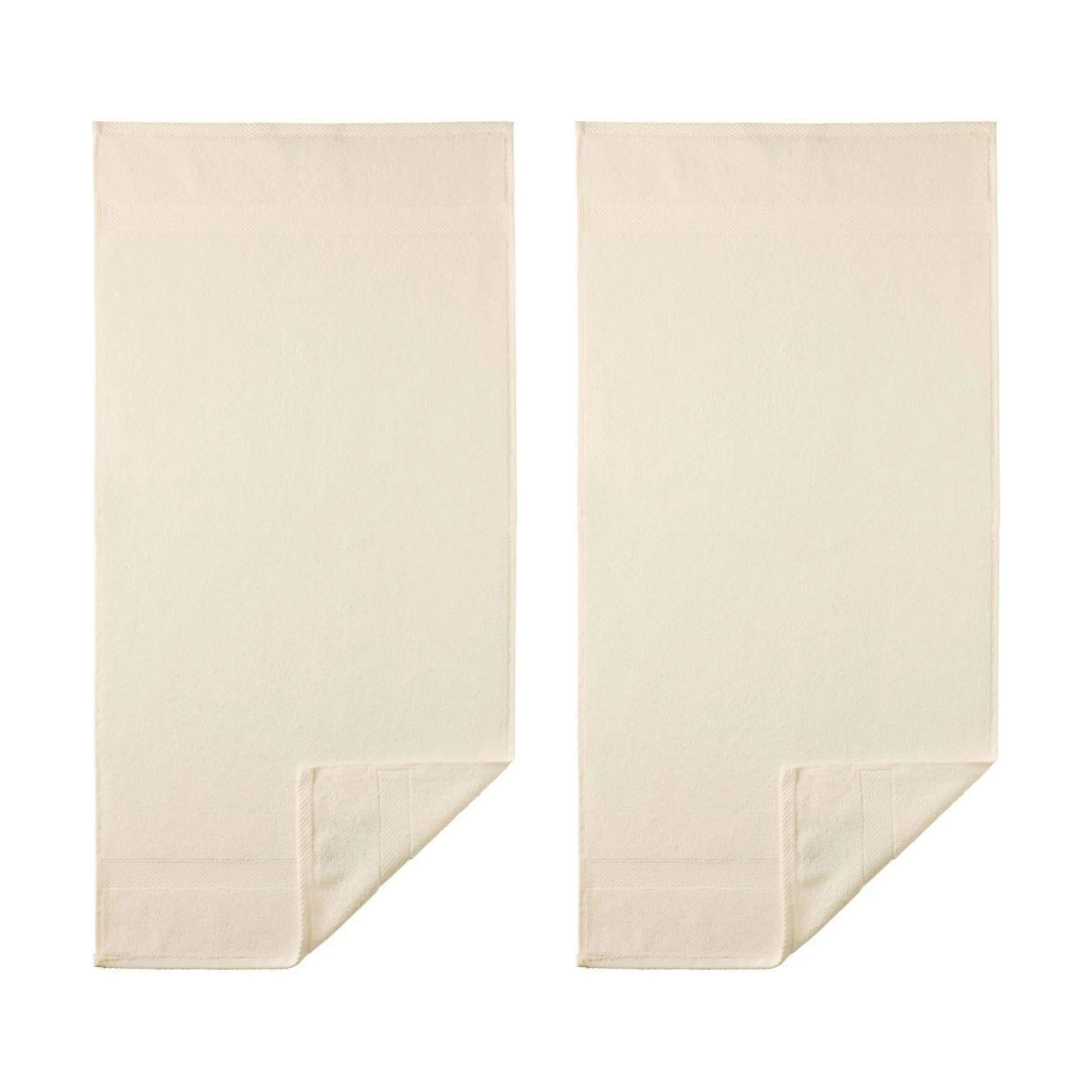 Egeria Håndklæder Diamant Håndklæde - 2 stk. i Ivory, 1