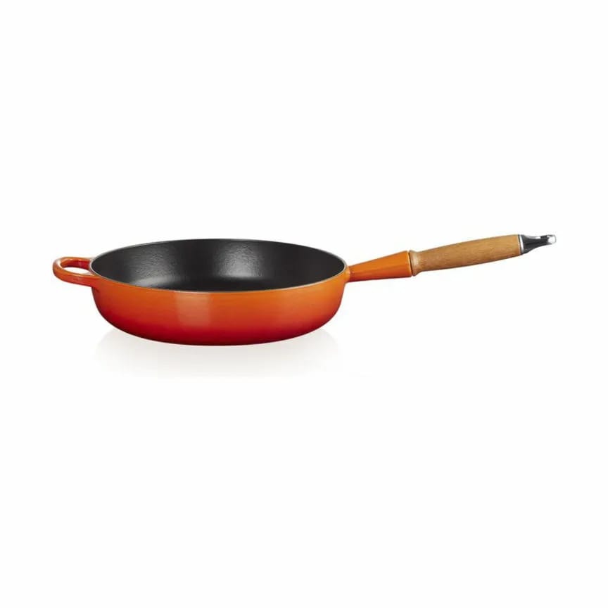 Le Creuset Sauterpander Sauterpande m. træhåndtag, 1