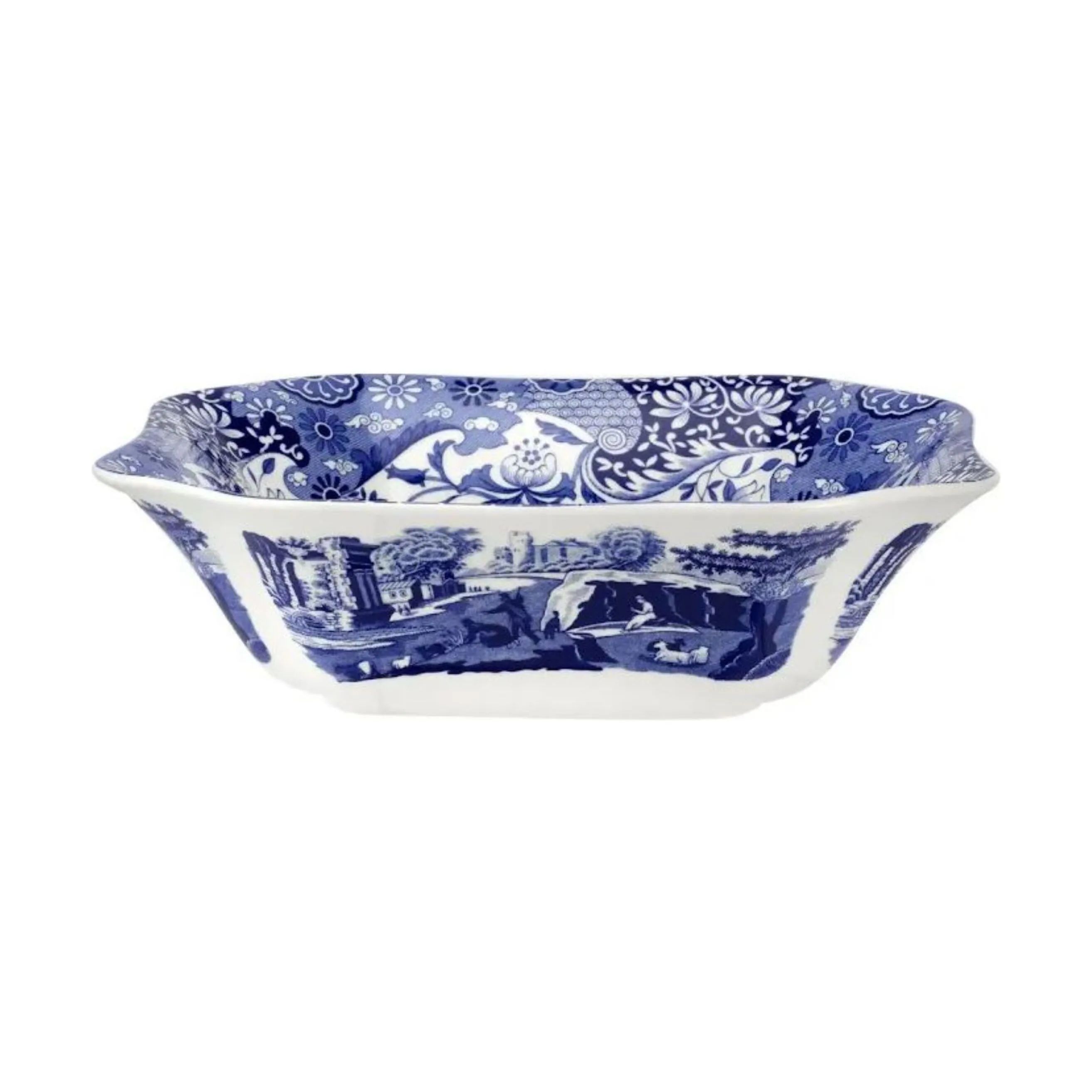 Spode Serveringsskåle Blue Italian Blue Italien Serveringsskål i blå/hvid, 2