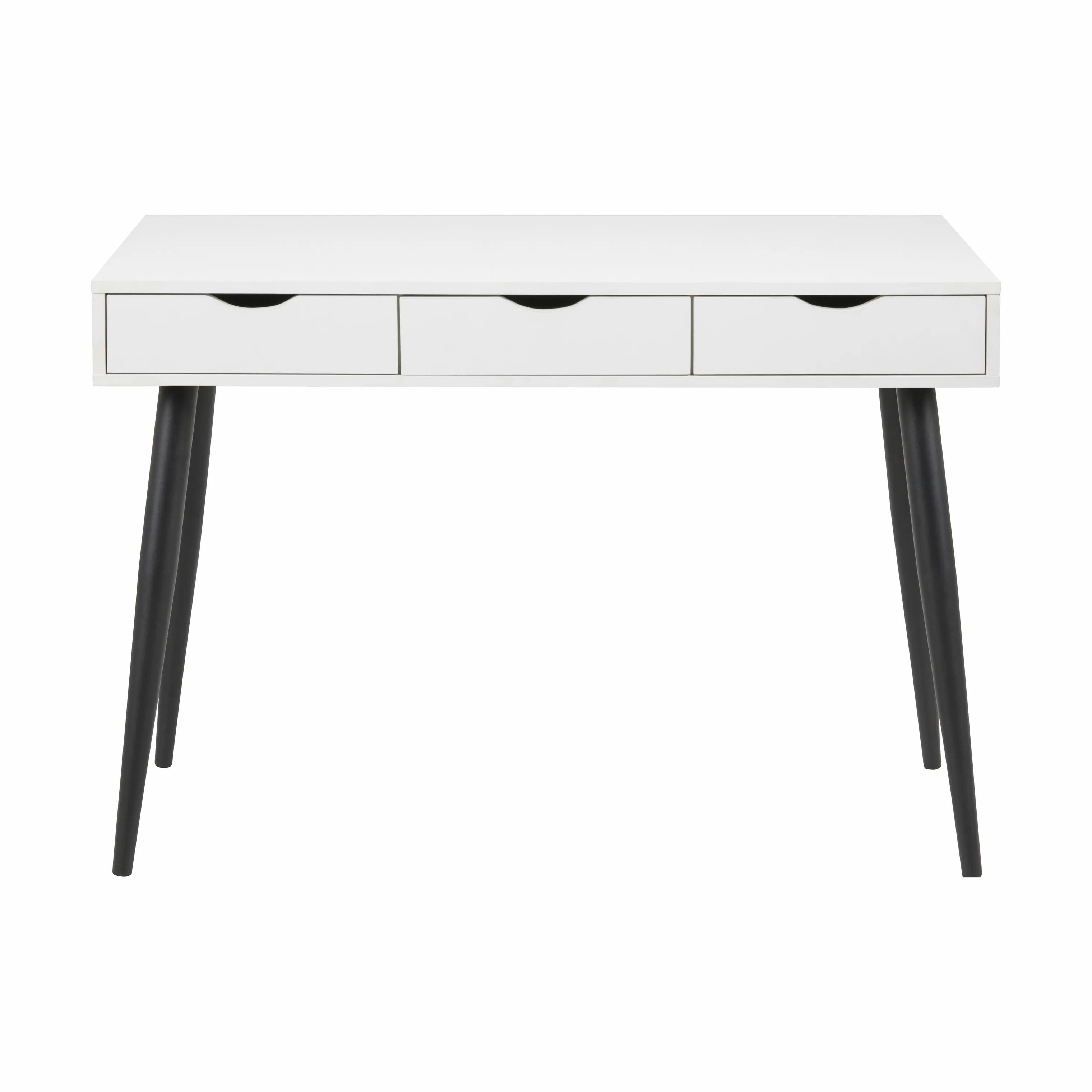 CASA Living Skriveborde Neptun Skrivebord i Hvid/sort, 1