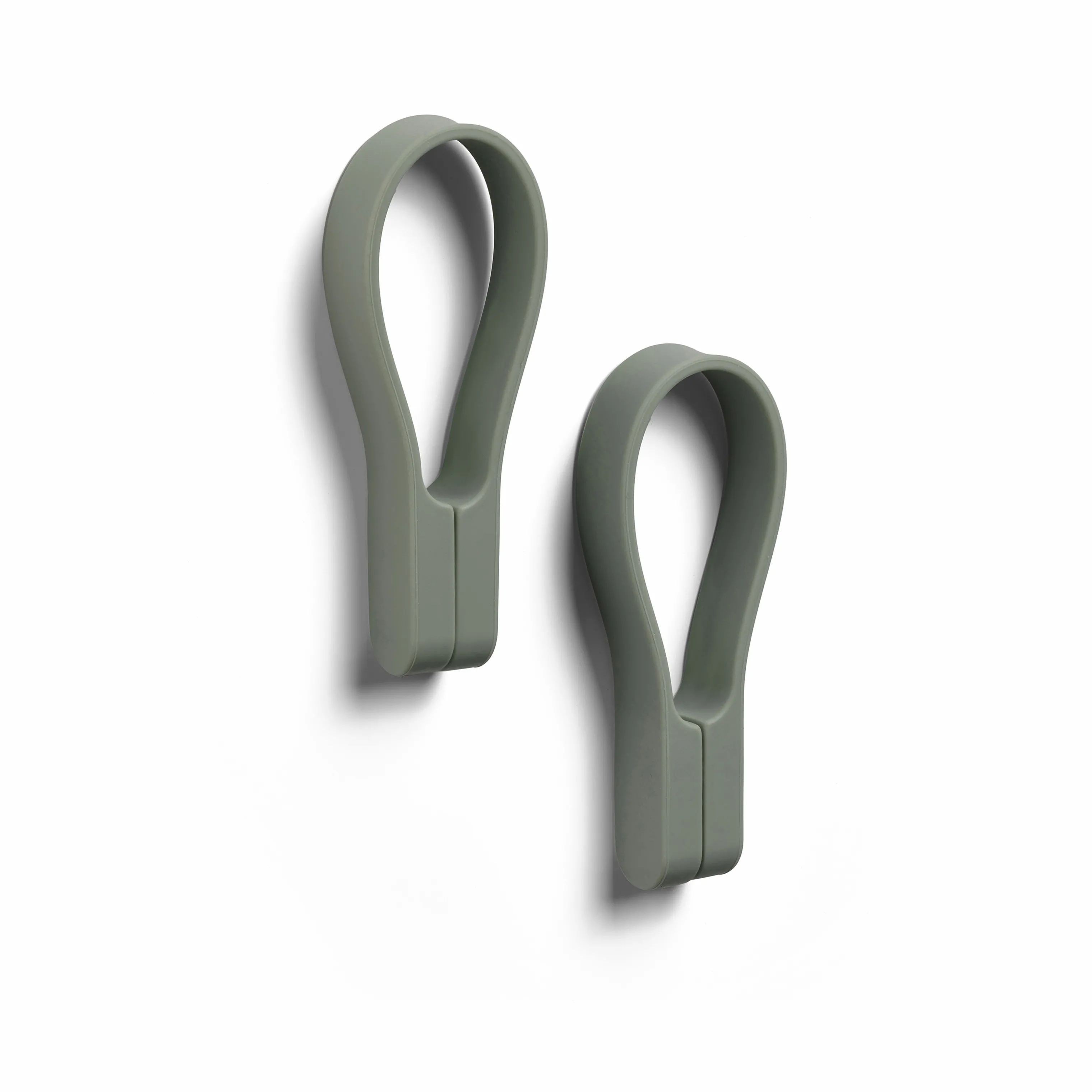 Zone Knager Loop Håndklædestrop Magnet - 2 stk. i Olive green, 1