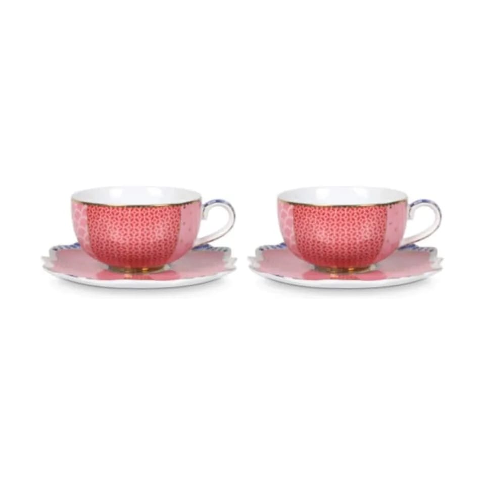 PIP Studio Espressokopper Royal Espressokop m. underkop - 2 stk. i Pink, 1