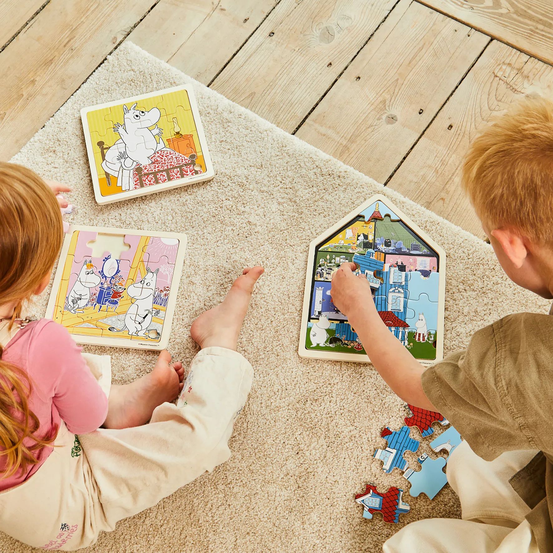 Barbo Toys Puslespil Moomin Puslespil - Mumihuset i Multifarvet, 3