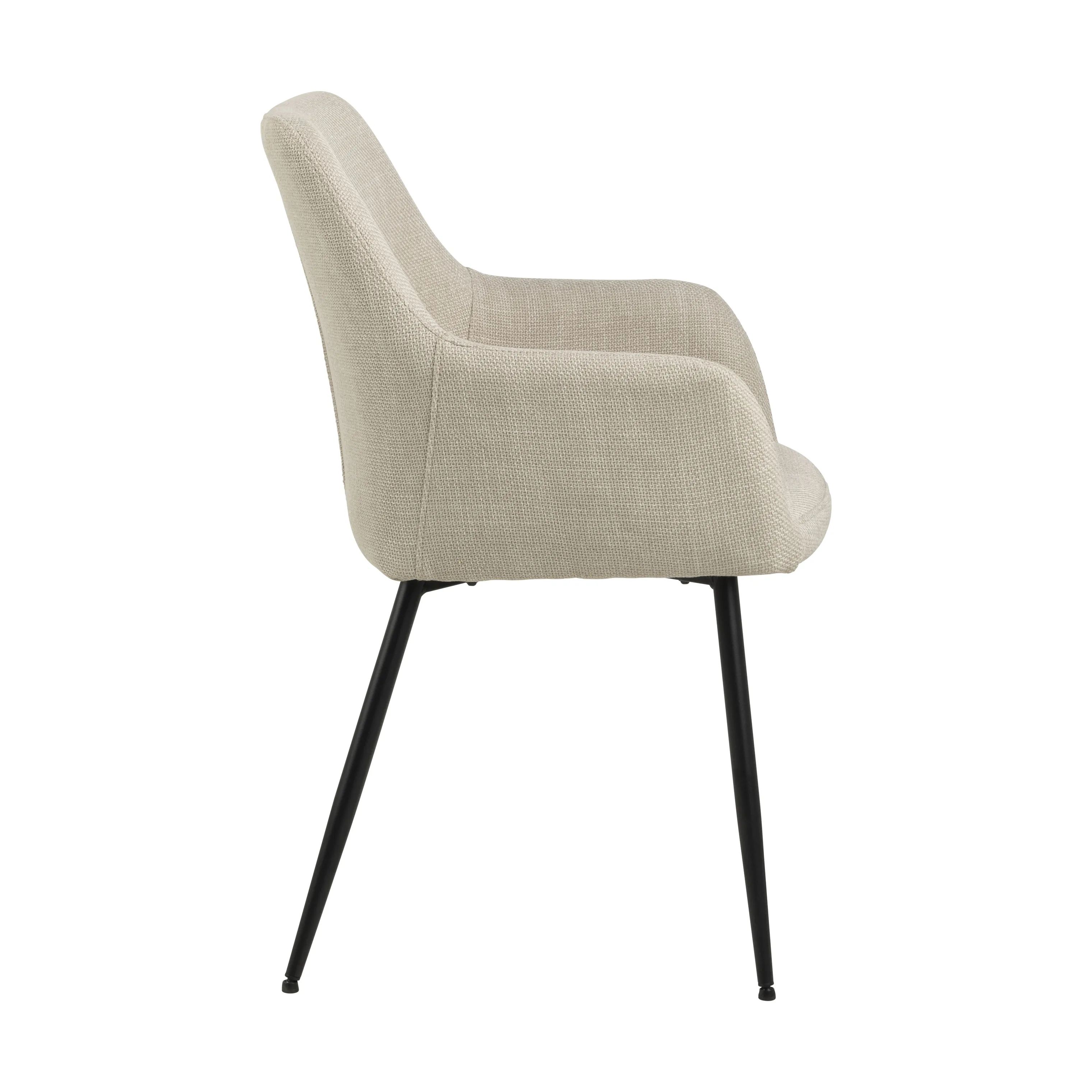 CASA Living Spisebordsstole Lizzy Spisebordsstol - 2 stk i Beige, 5
