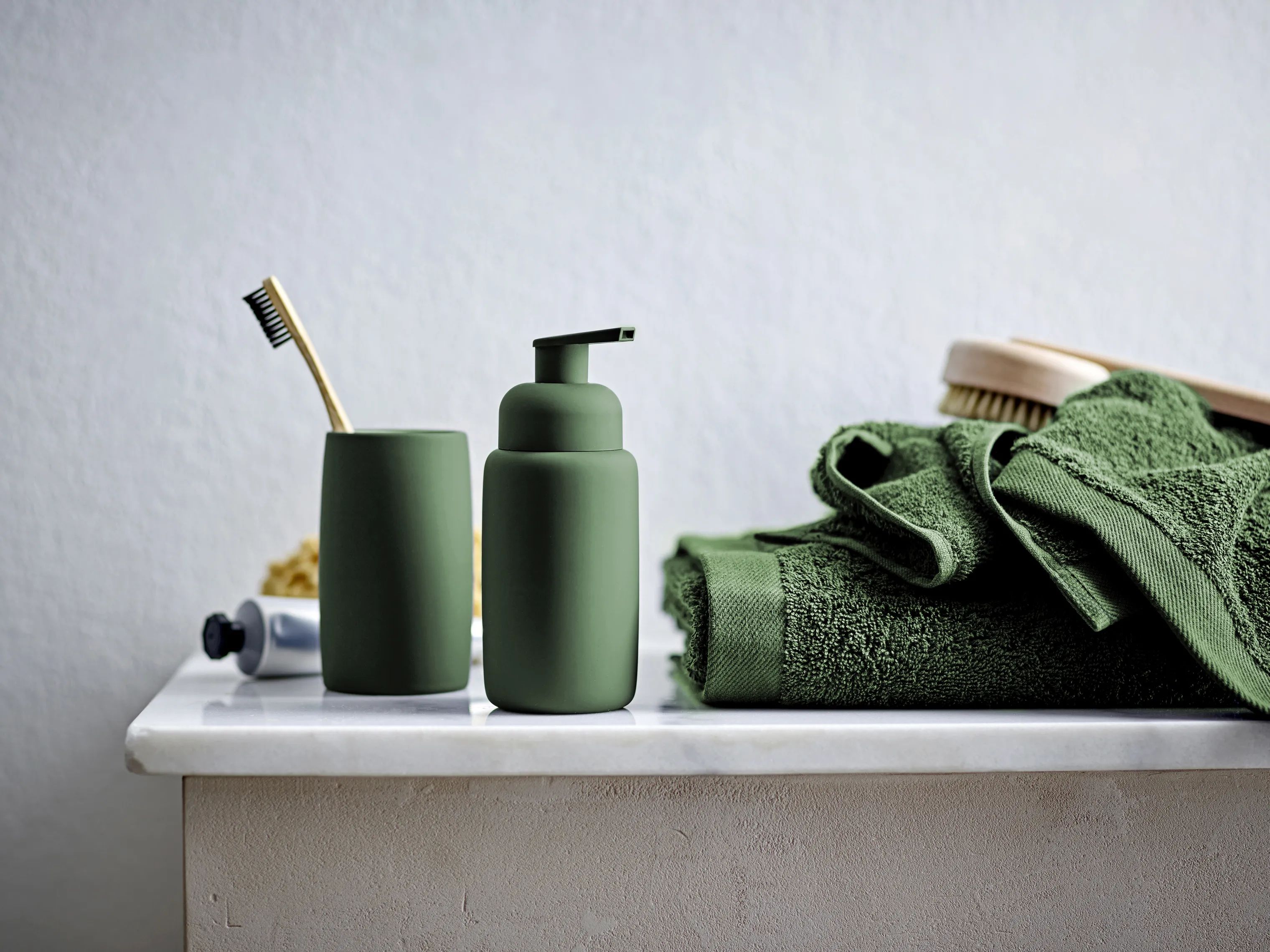 Södahl Håndklæder Organic Comfort Håndklæde i Green, B50 x L100 cm, 3