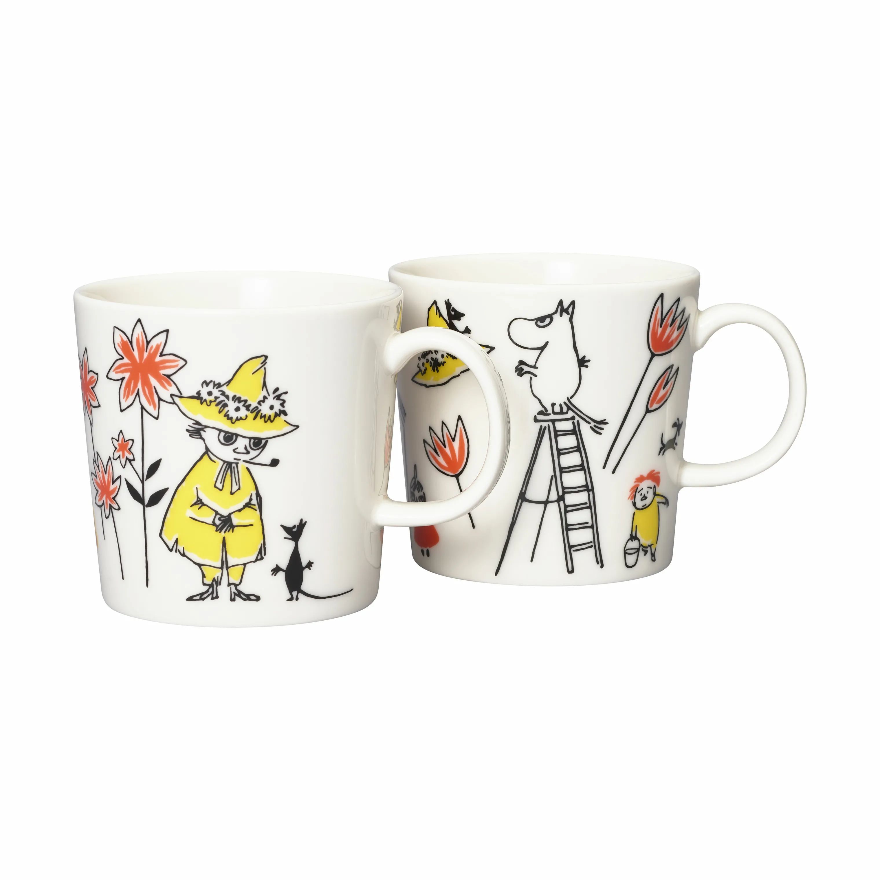 Moomin Arabia Krus og kopper med hank Mumi Arabia Krus - 2 stk. i Multifarvet, 2