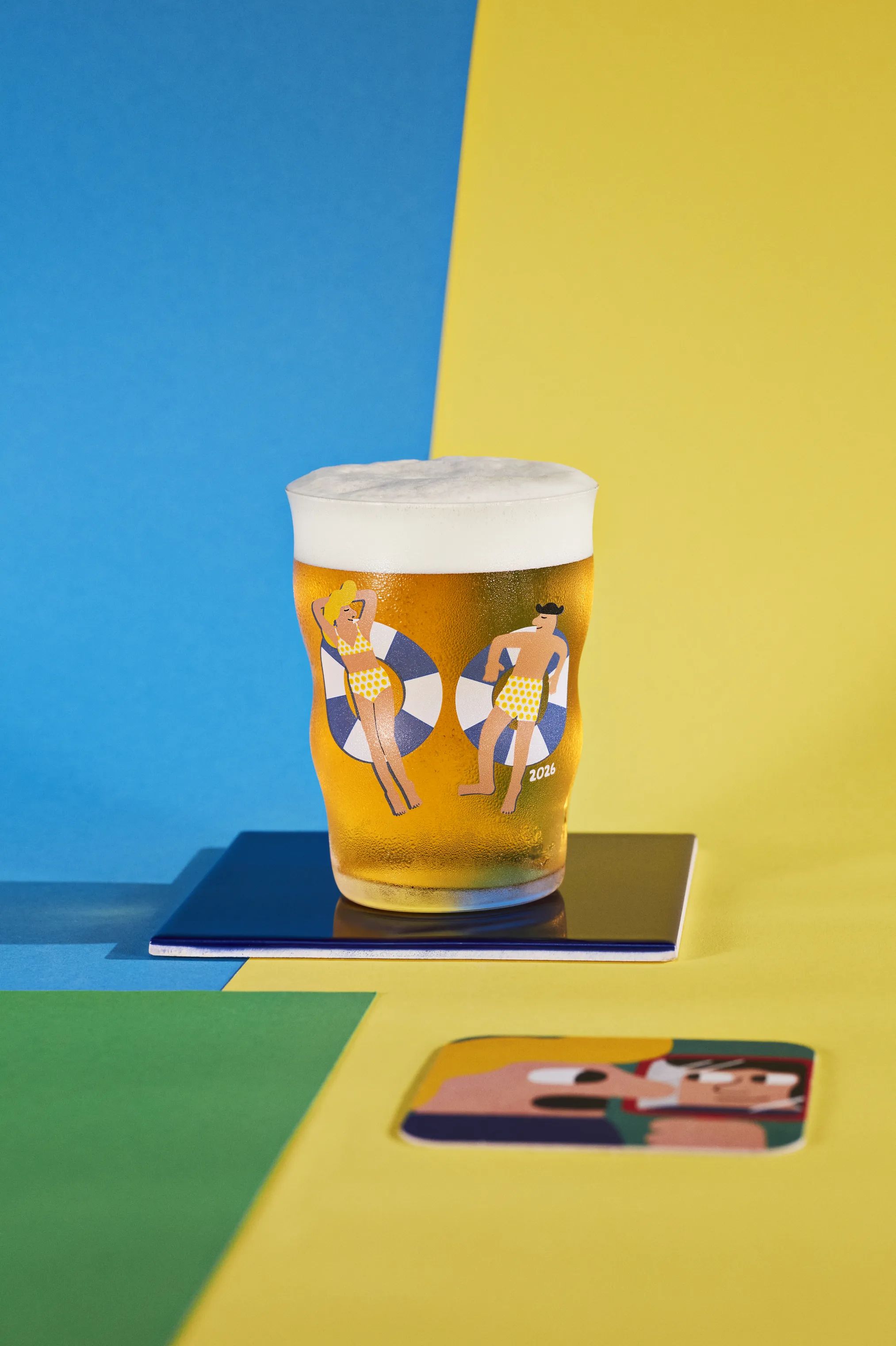 Holmegaard Ølglas Mikkeler Mikkeller Pint Ølglas 2026 i Klar, 3