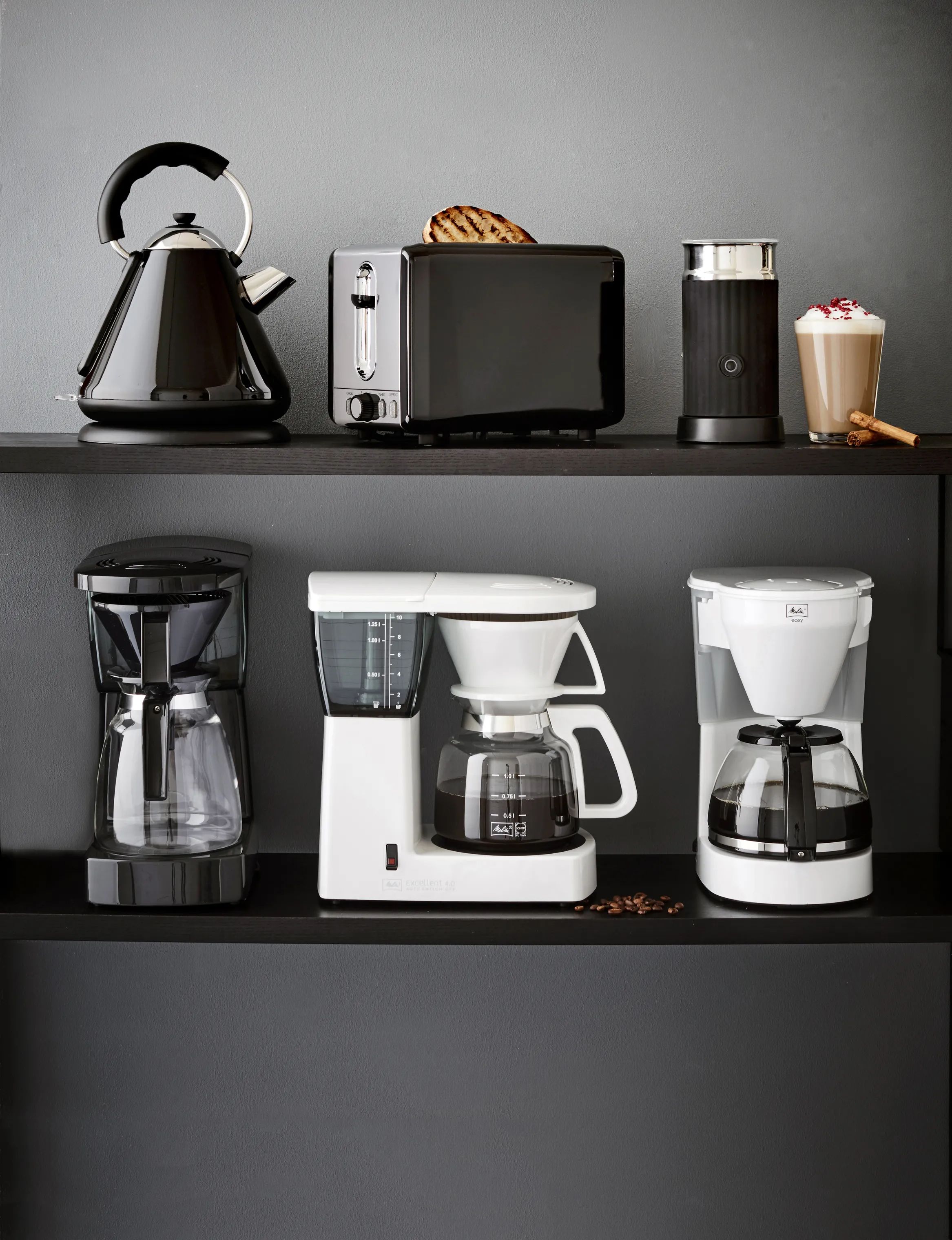 Melitta Kaffemaskiner Excellent Kaffemaskine 4.0 i Hvid, 2