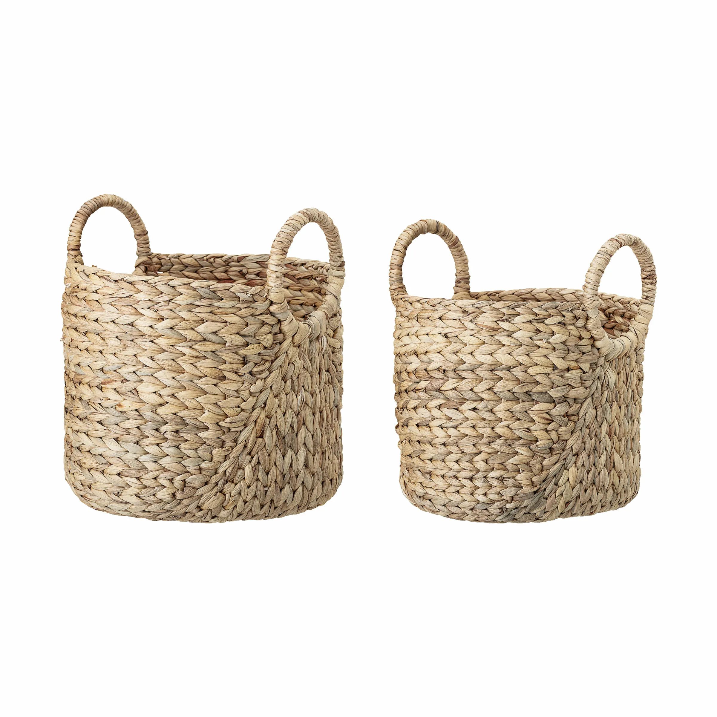 Bloomingville Kurve Kurv - 2 stk. i Natur, 1