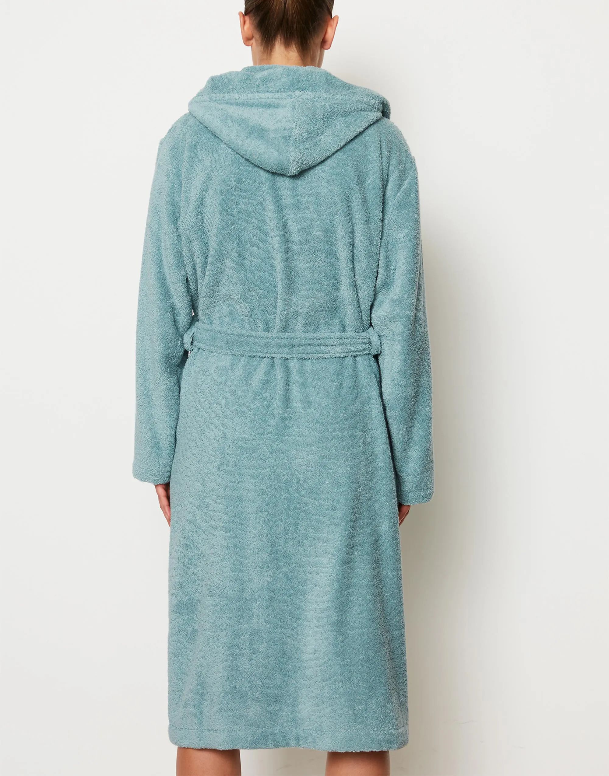 Marc O'Polo Morgenkåber Timeless Damebadekåbe i Aquamarine, Str. XXL, 3