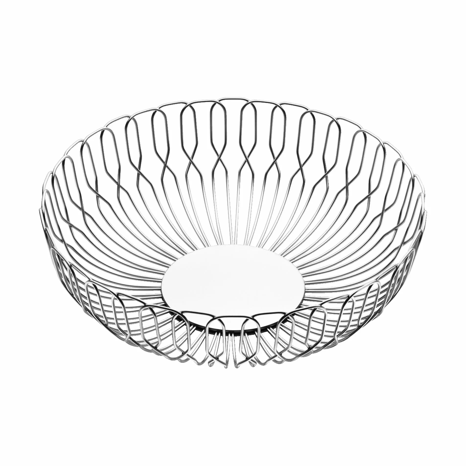 Georg Jensen Brødkurve Alfredo Brødkurv i Sølvfarvet, 26 cm, 1