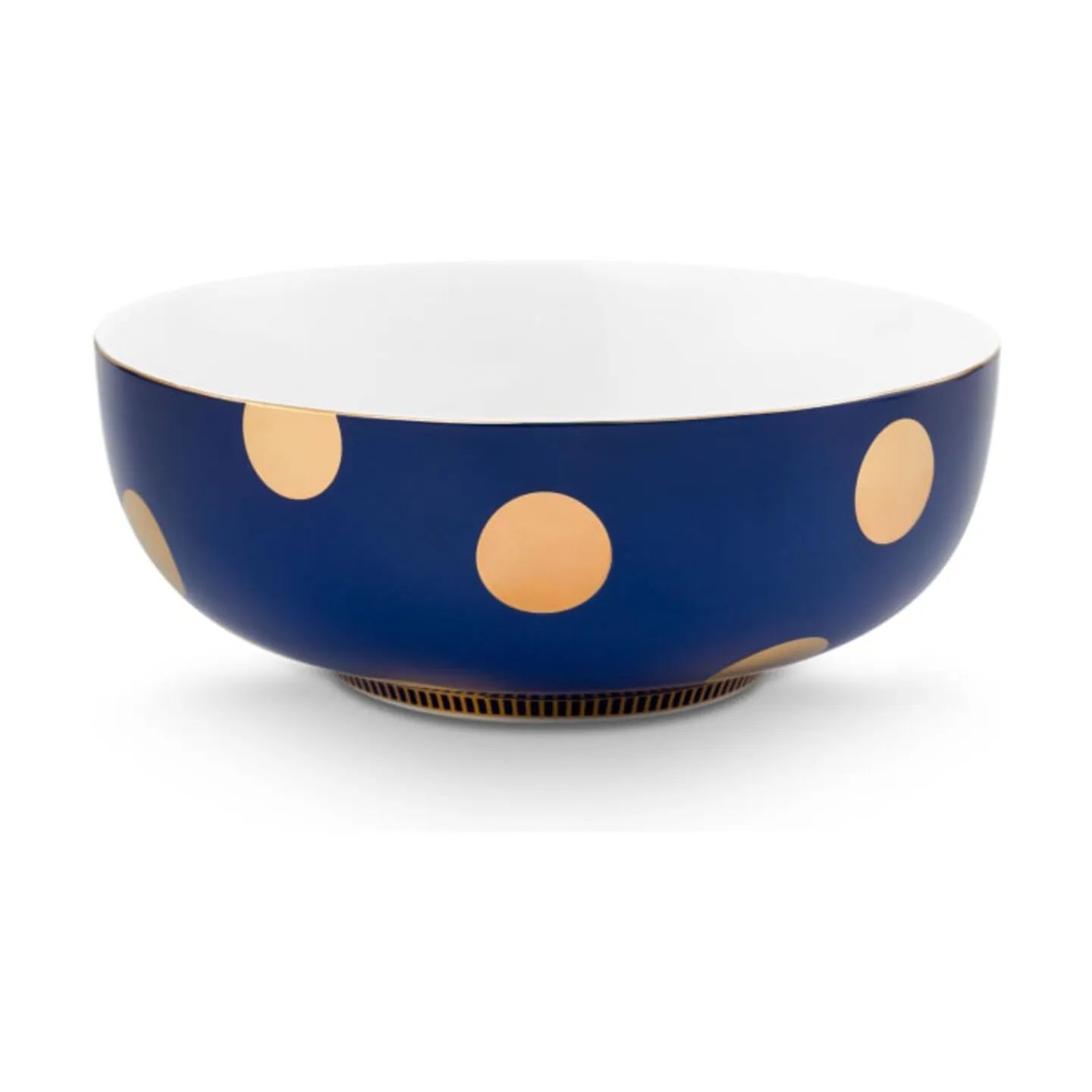 PIP Studio Serveringsskåle Dot Delight Skål - 2 stk. i Mørkeblå, 20 cm, 4