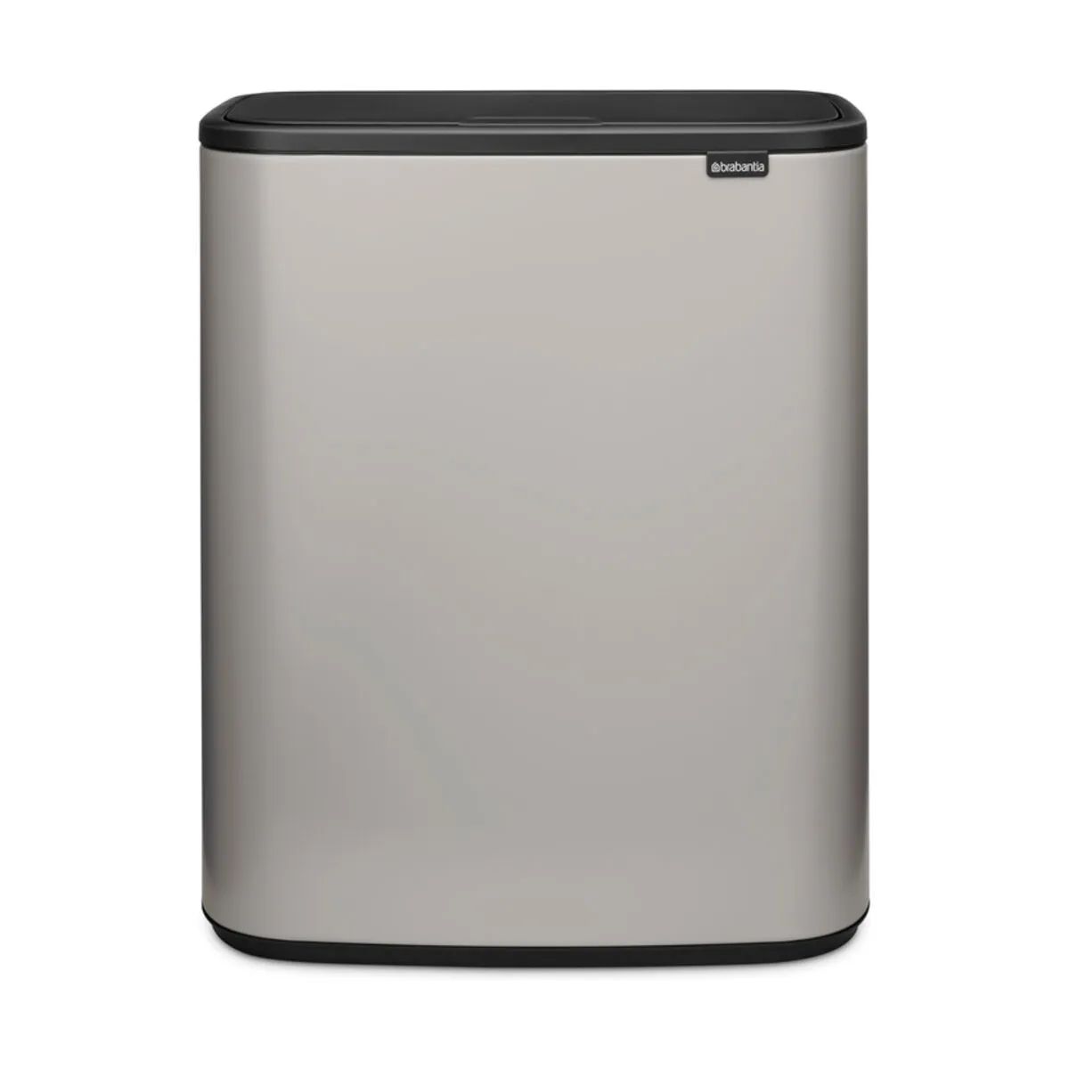 Brabantia Spande uden pedal Bo Touch affaldsspand i Soft Grey, 3 x 30 liter, 1