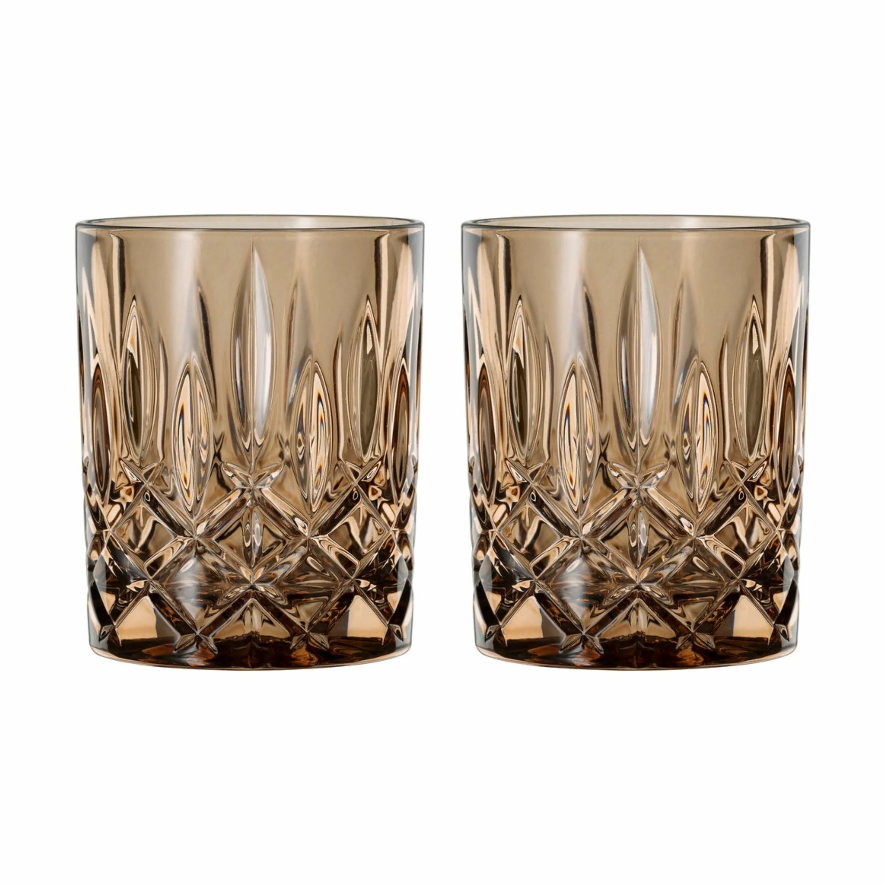 Nachtmann Lowball glas Noblesse Whiskyglas - 2 stk. i Tobacco, 1