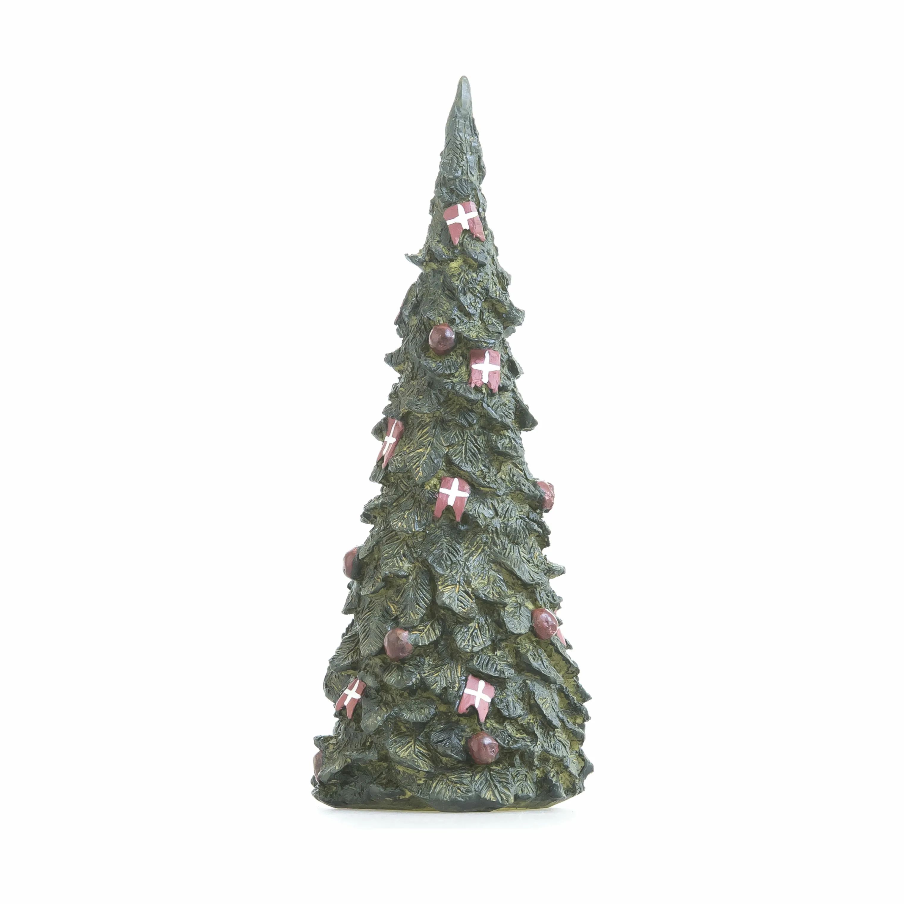 Klarborg Julefigurer Juletræ - Lille i Mørkegrøn, 16,5 cm, 1