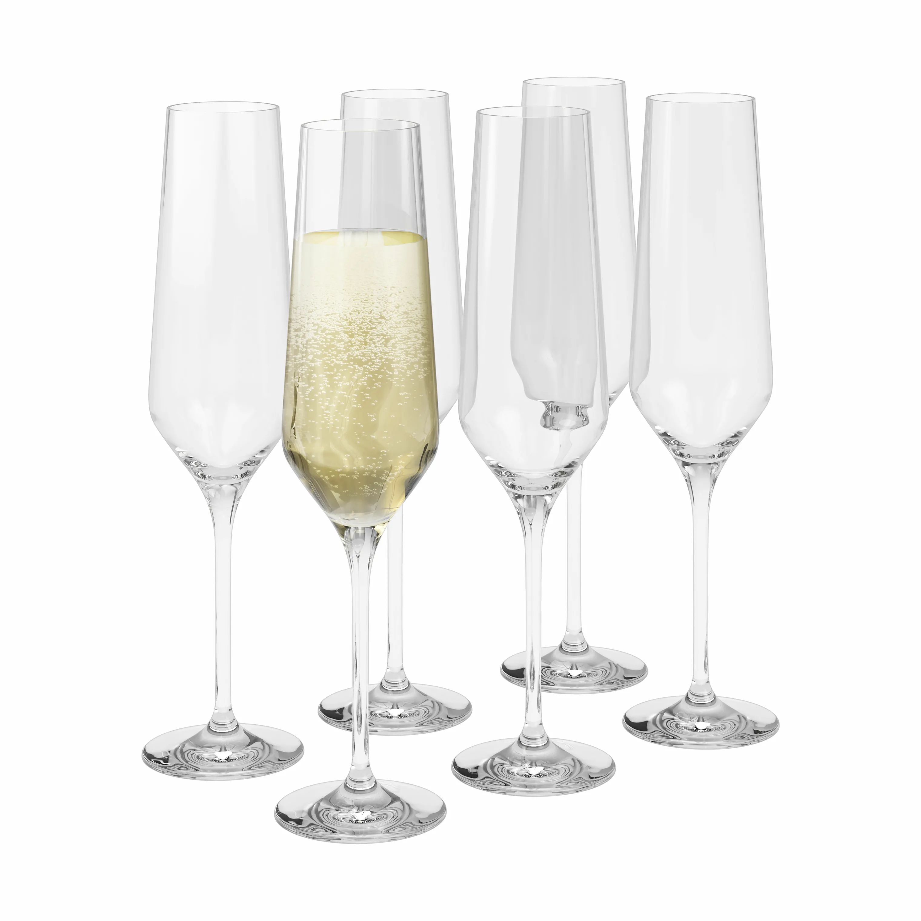 Eva Trio Champagneglas Legio Nova Champagneglas - 6 stk. i klar, 1
