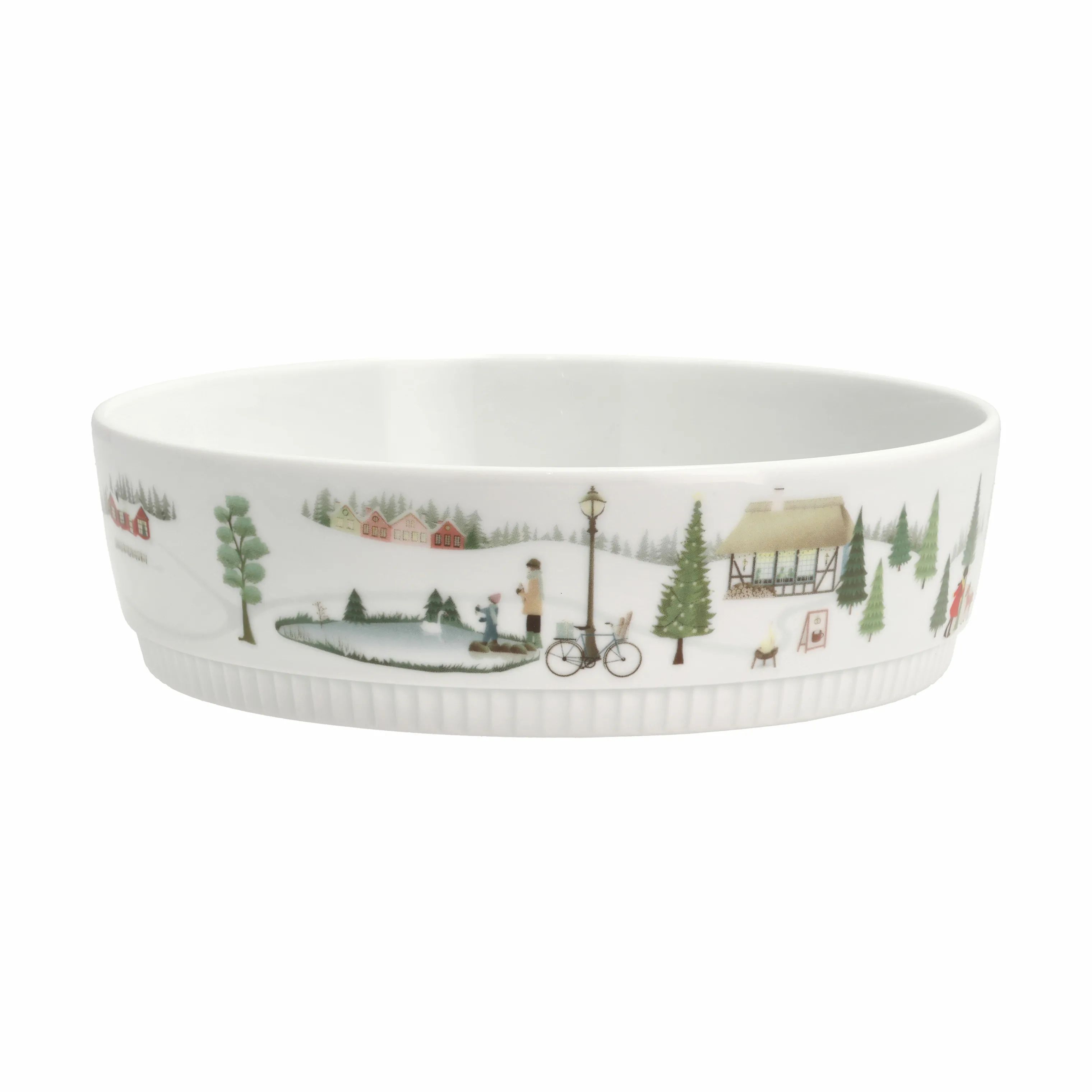 Pillivuyt Ovnfaste fade Vinter Skål i Hvid, 3